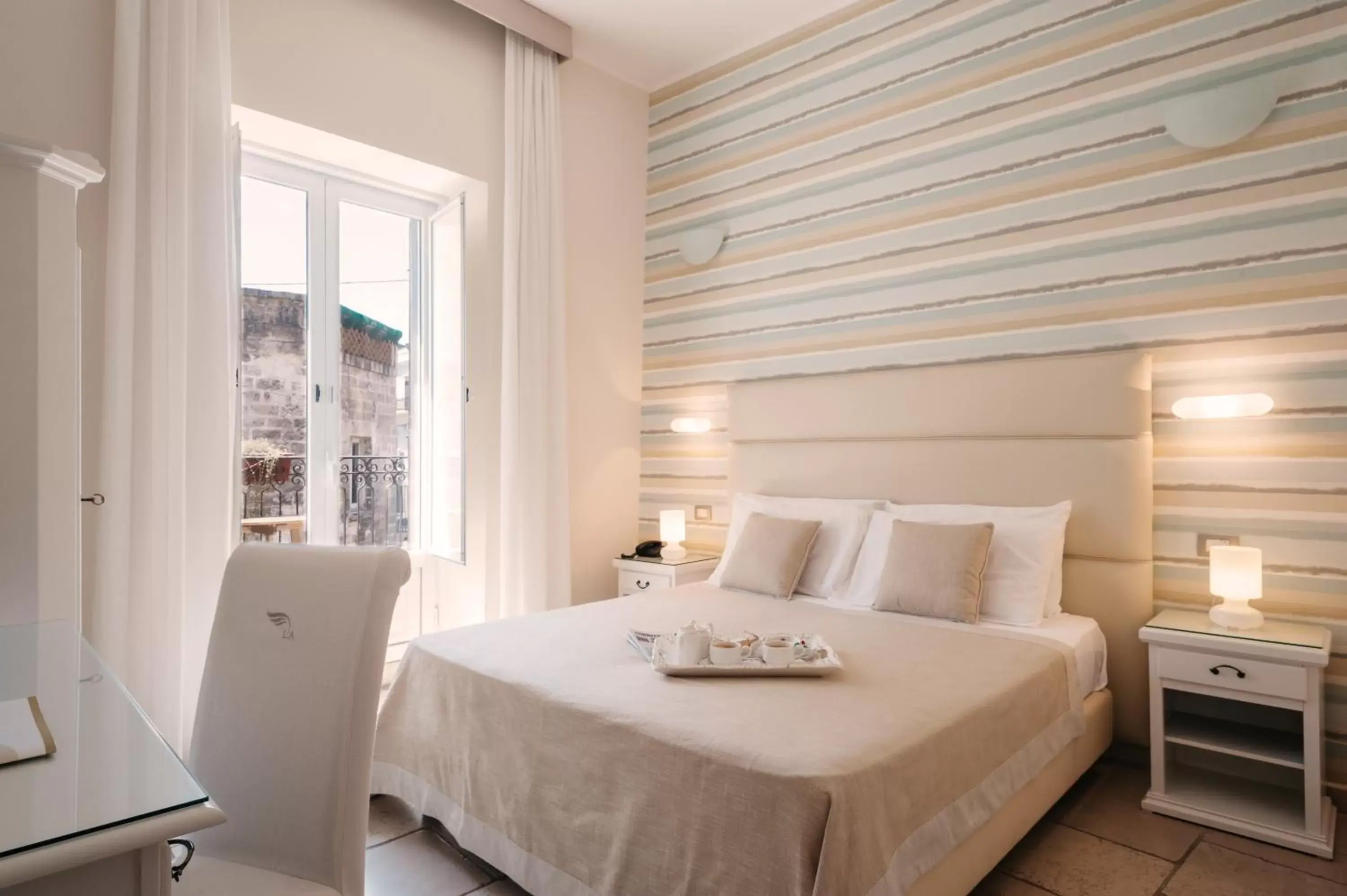 Bed in Hotel L'Arcangelo - Boutique Hotel