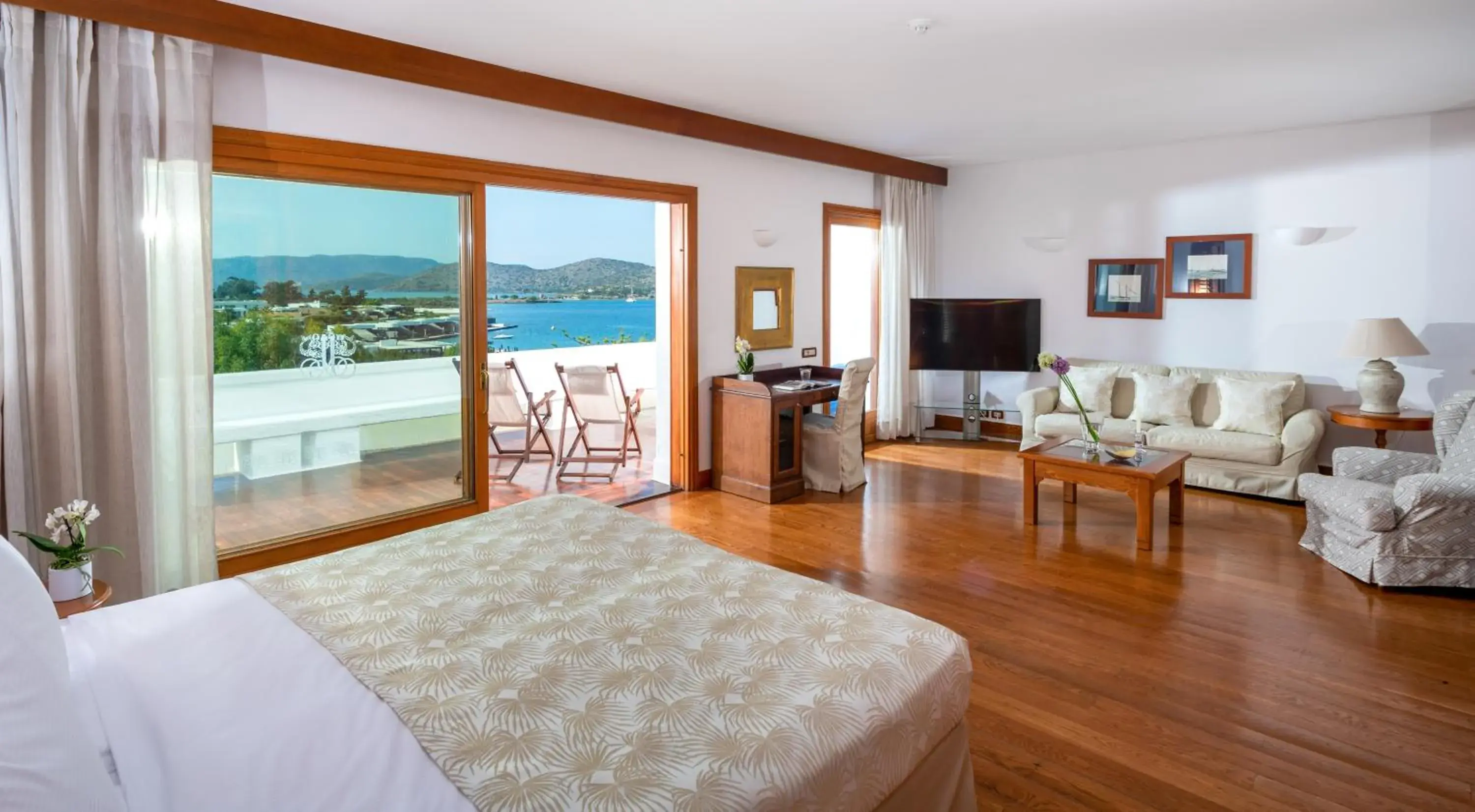 Bedroom in Elounda Beach Hotel & Villas, a Member of the Leading Hotels of the World