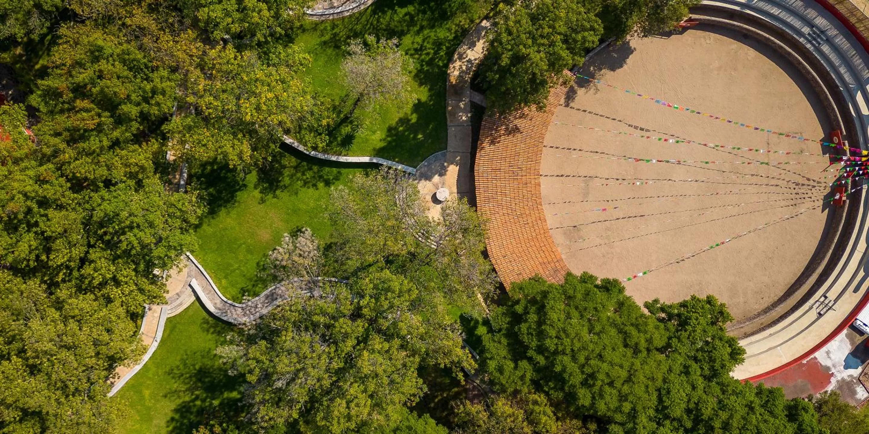 Bird's eye view in Real de Minas San Miguel de Allende