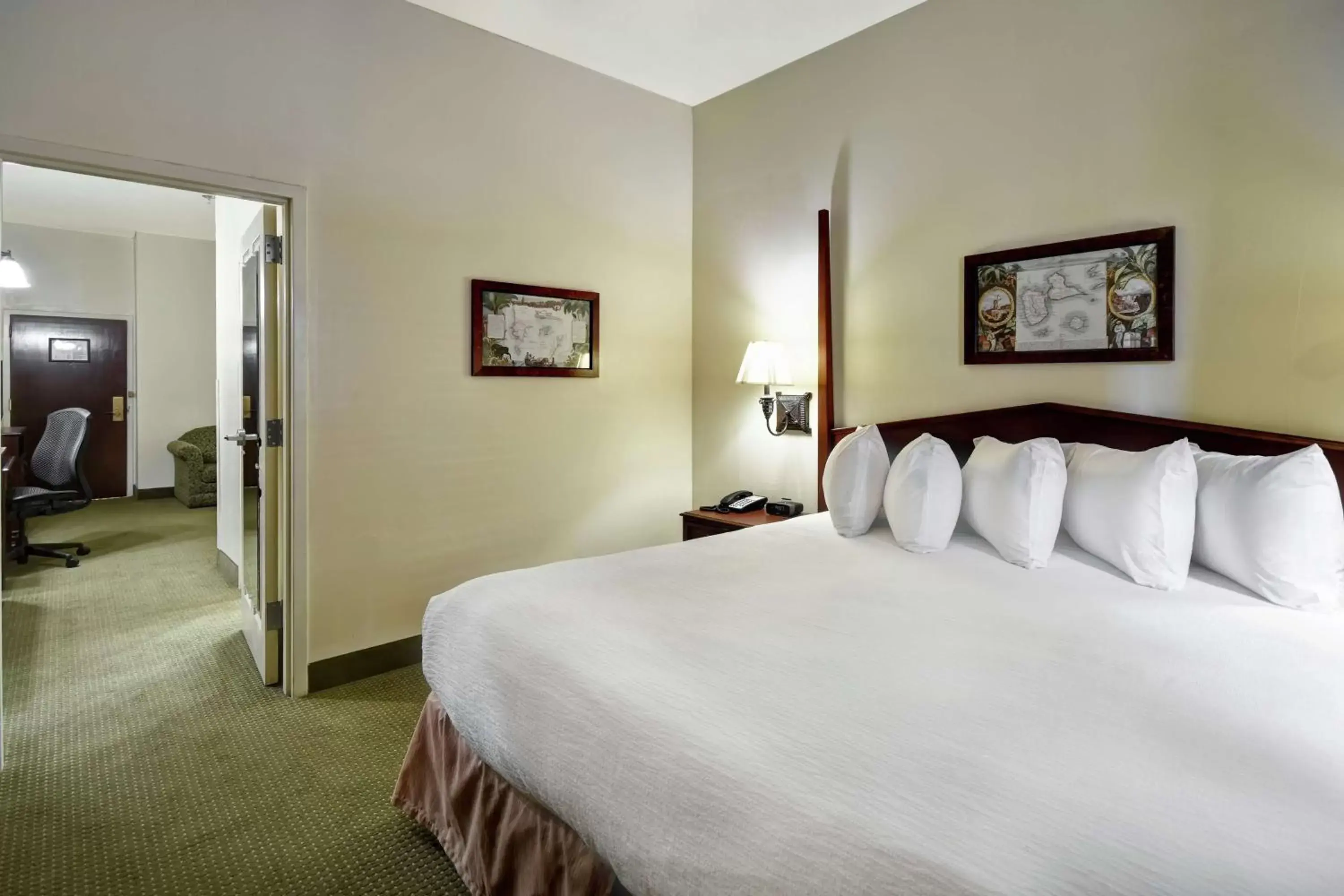 Bed in Embassy Suites Charleston - Historic District