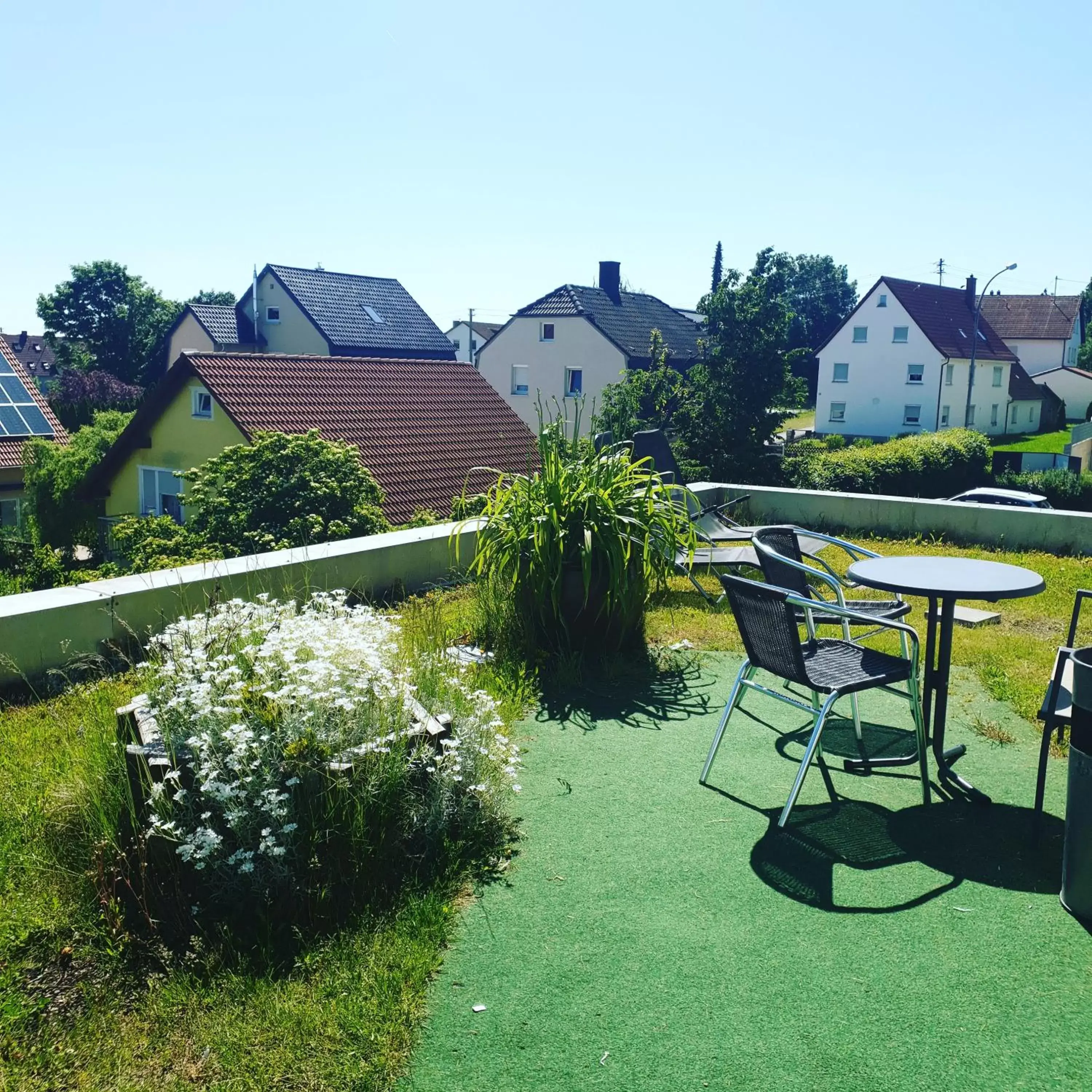 Garden view in Hotel Sonnenkeller Garden view in Hotel Sonnenkeller
