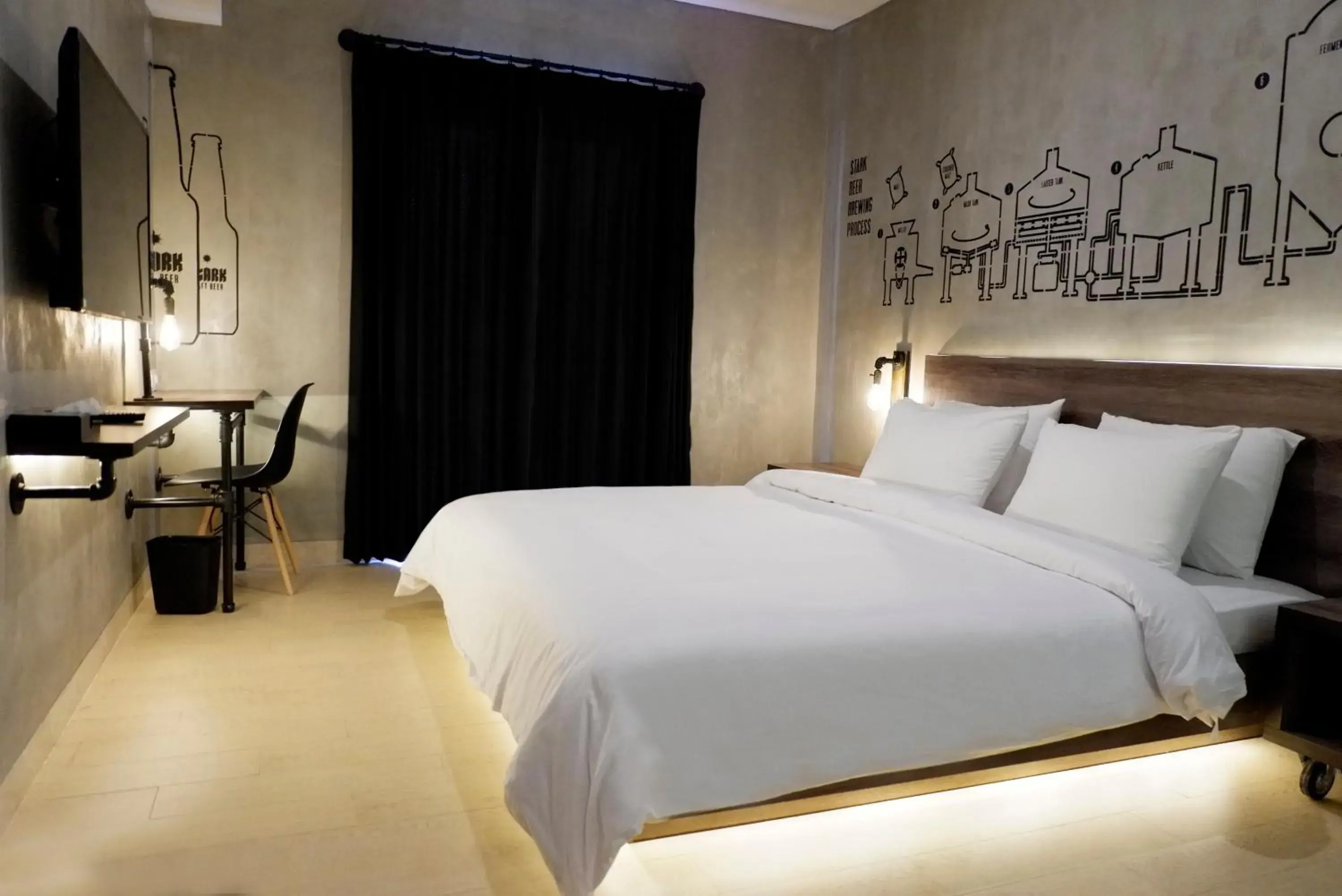 Bed in Stark Boutique Hotel and Spa Bali