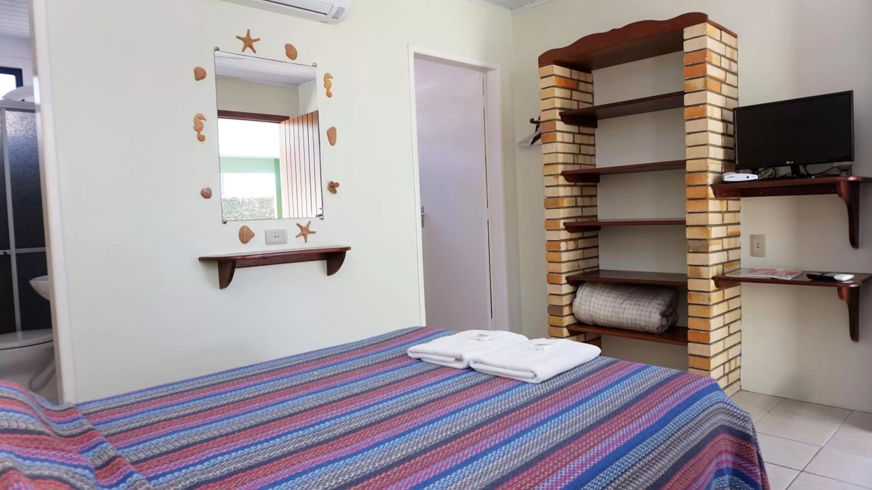 Bed in Pousada Barratur