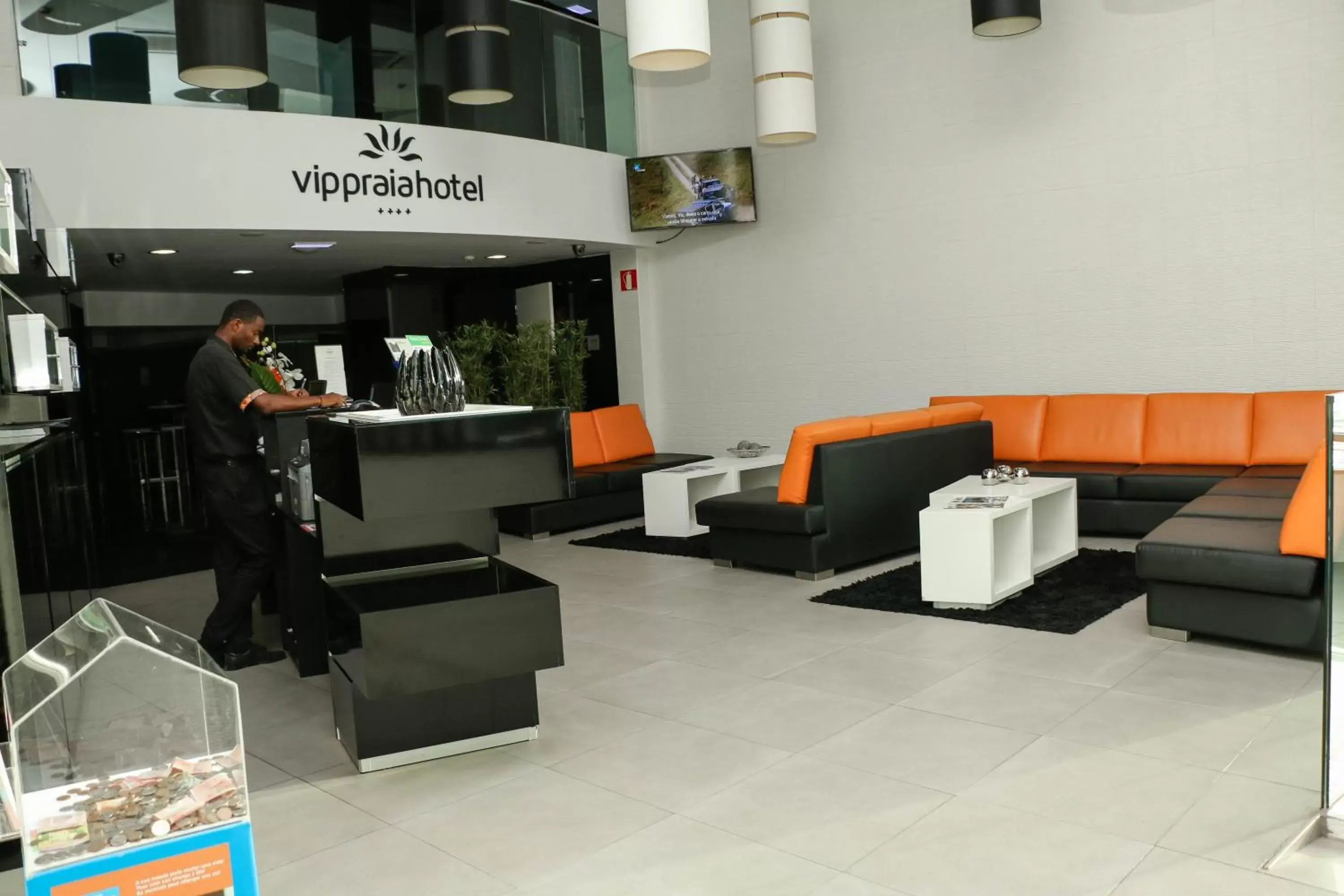 Lobby or reception in Hotel Vip Praia