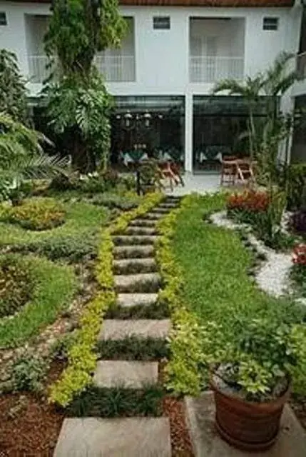 Patio, Garden in Hotel Palmas del Sol