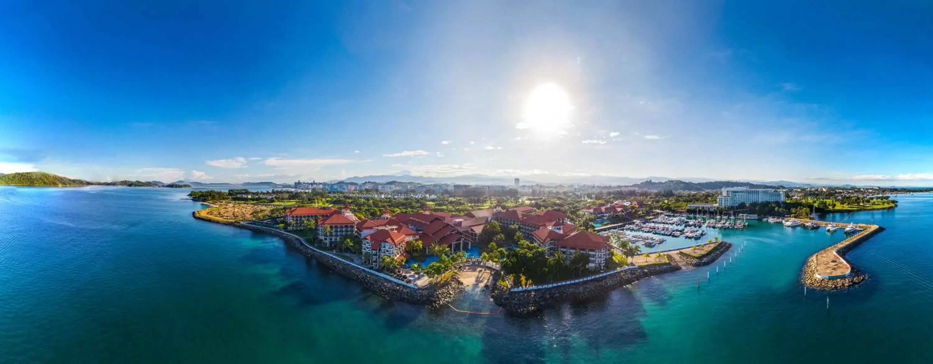 Property building, Bird's-eye View in The Magellan Sutera Resort