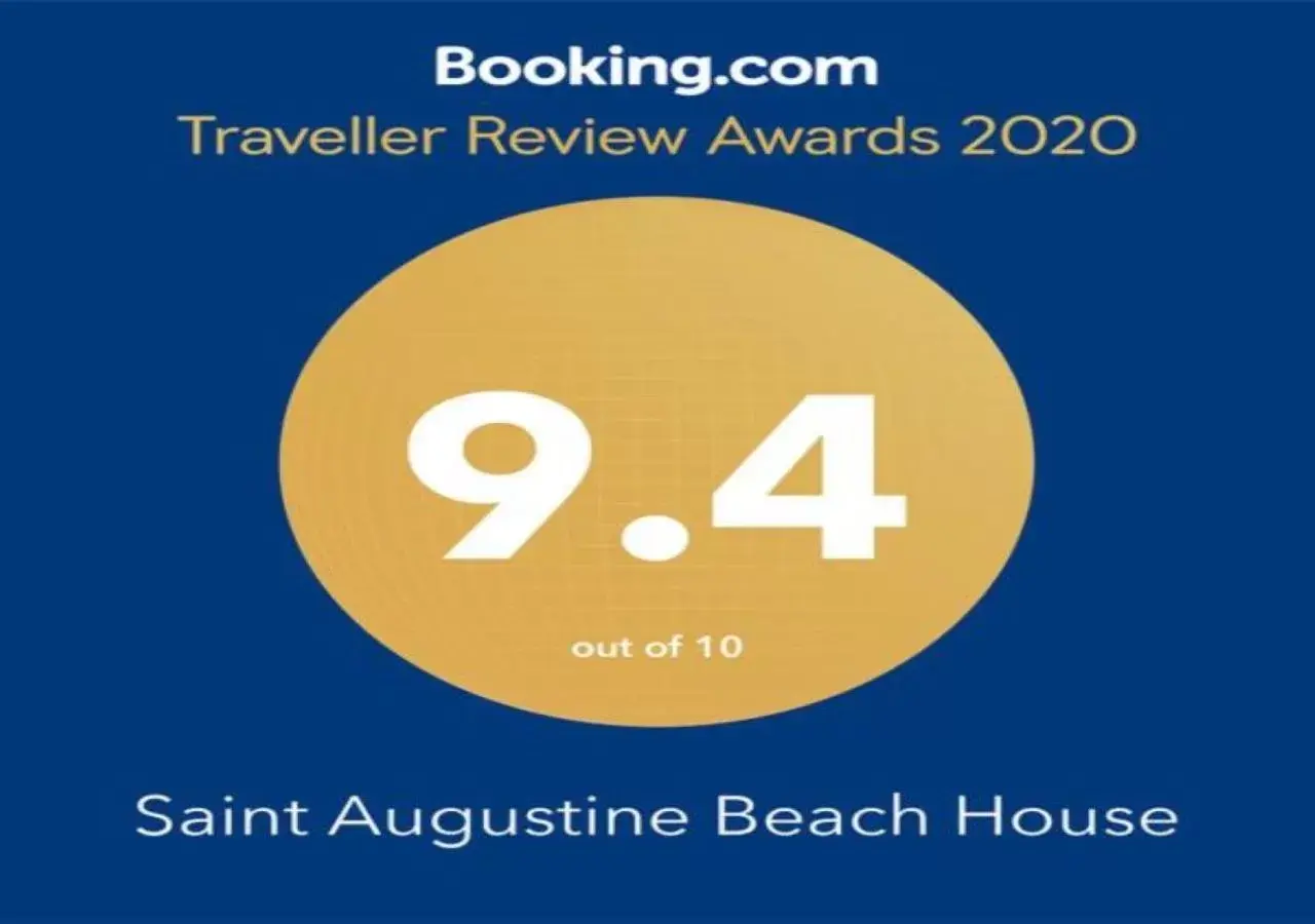 Certificate/Award in The Saint Augustine Beach House
