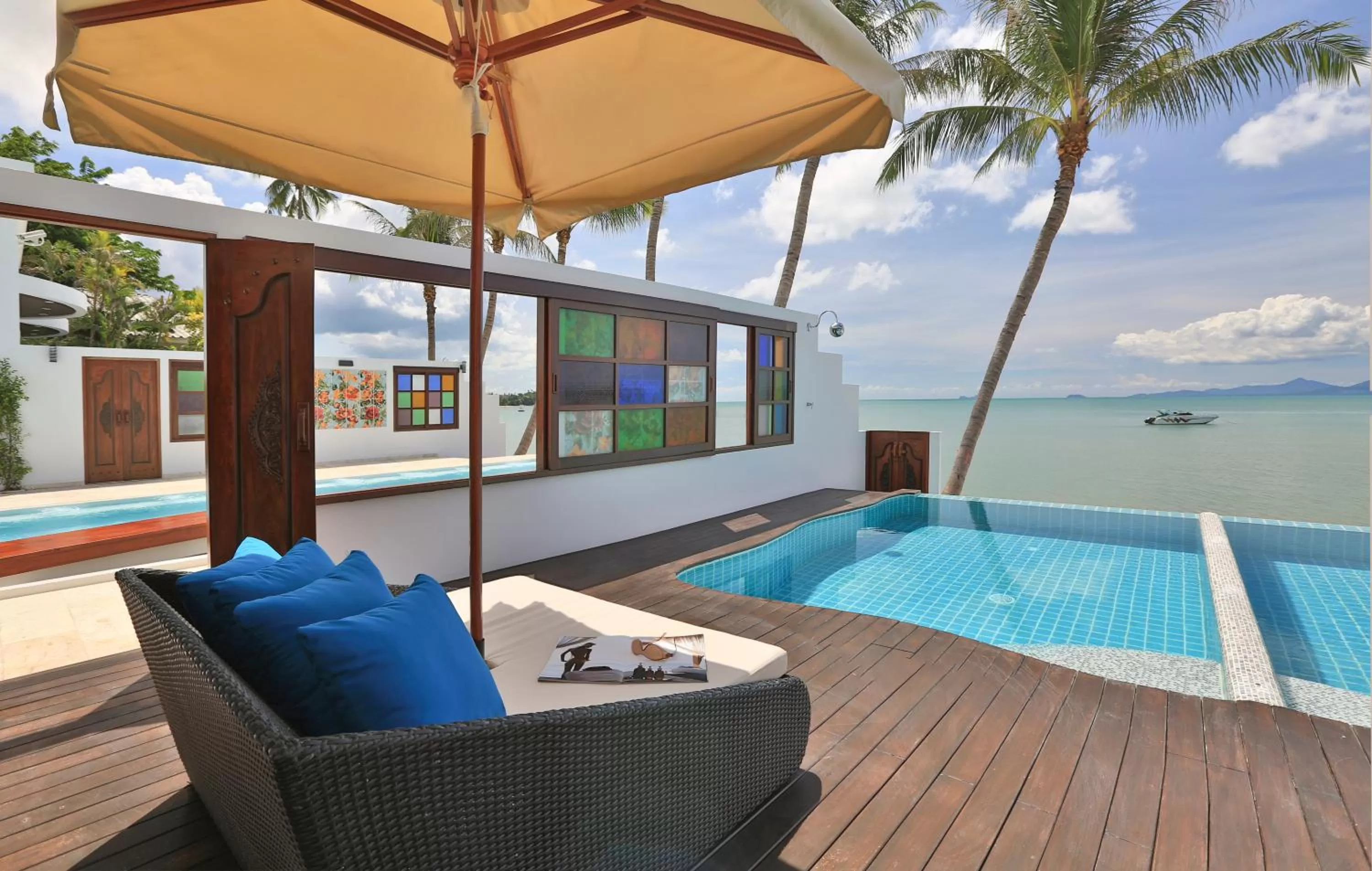 Pool view in The Privilege Hotel Ezra Beach Club