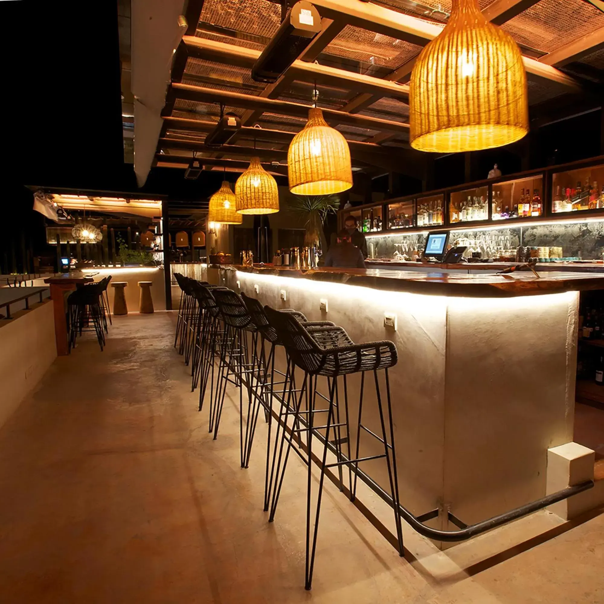 Balcony/Terrace, Lounge/Bar in Amatte San Miguel de Allende