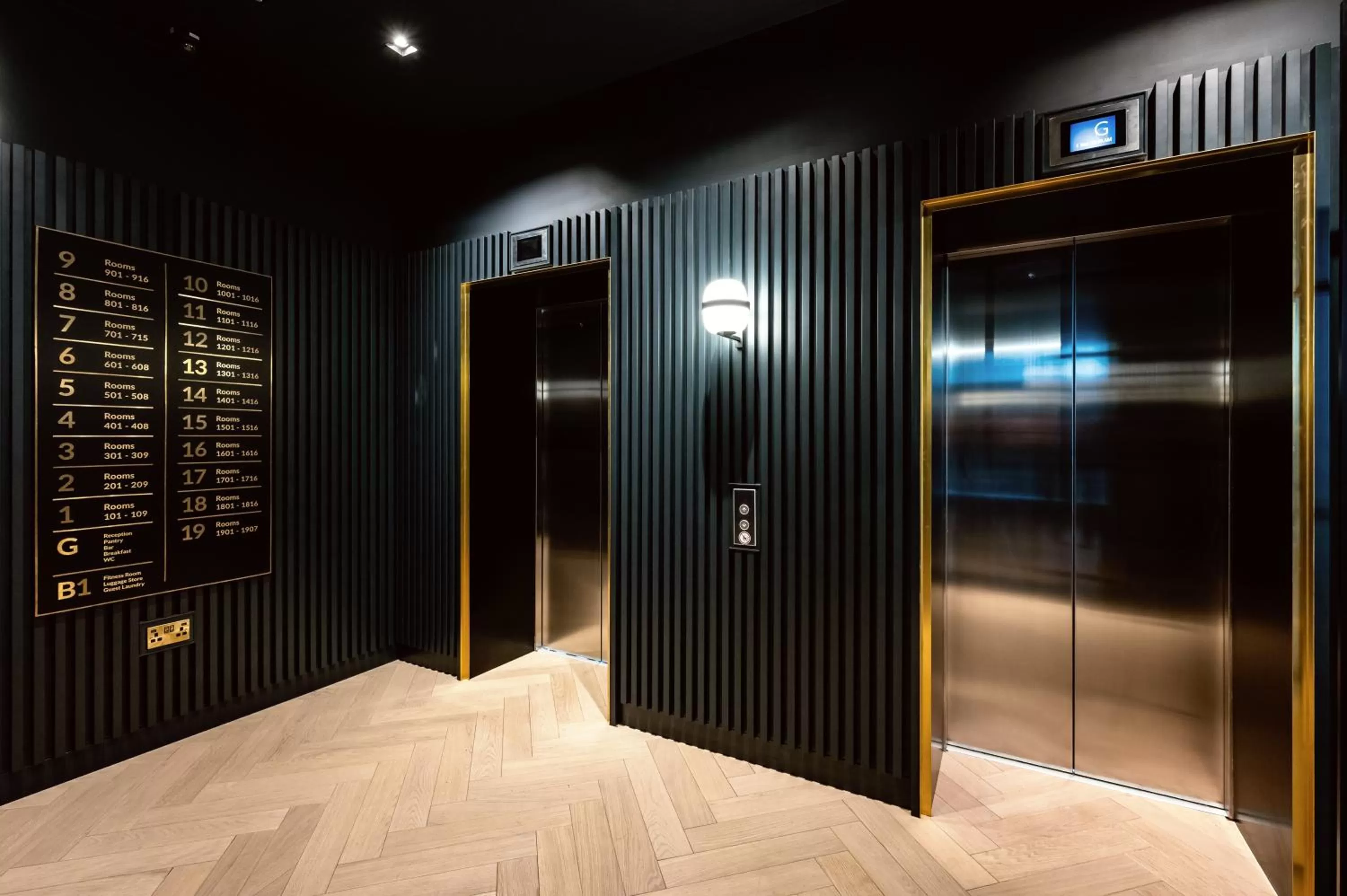 elevator in Wilde Aparthotels London Paddington