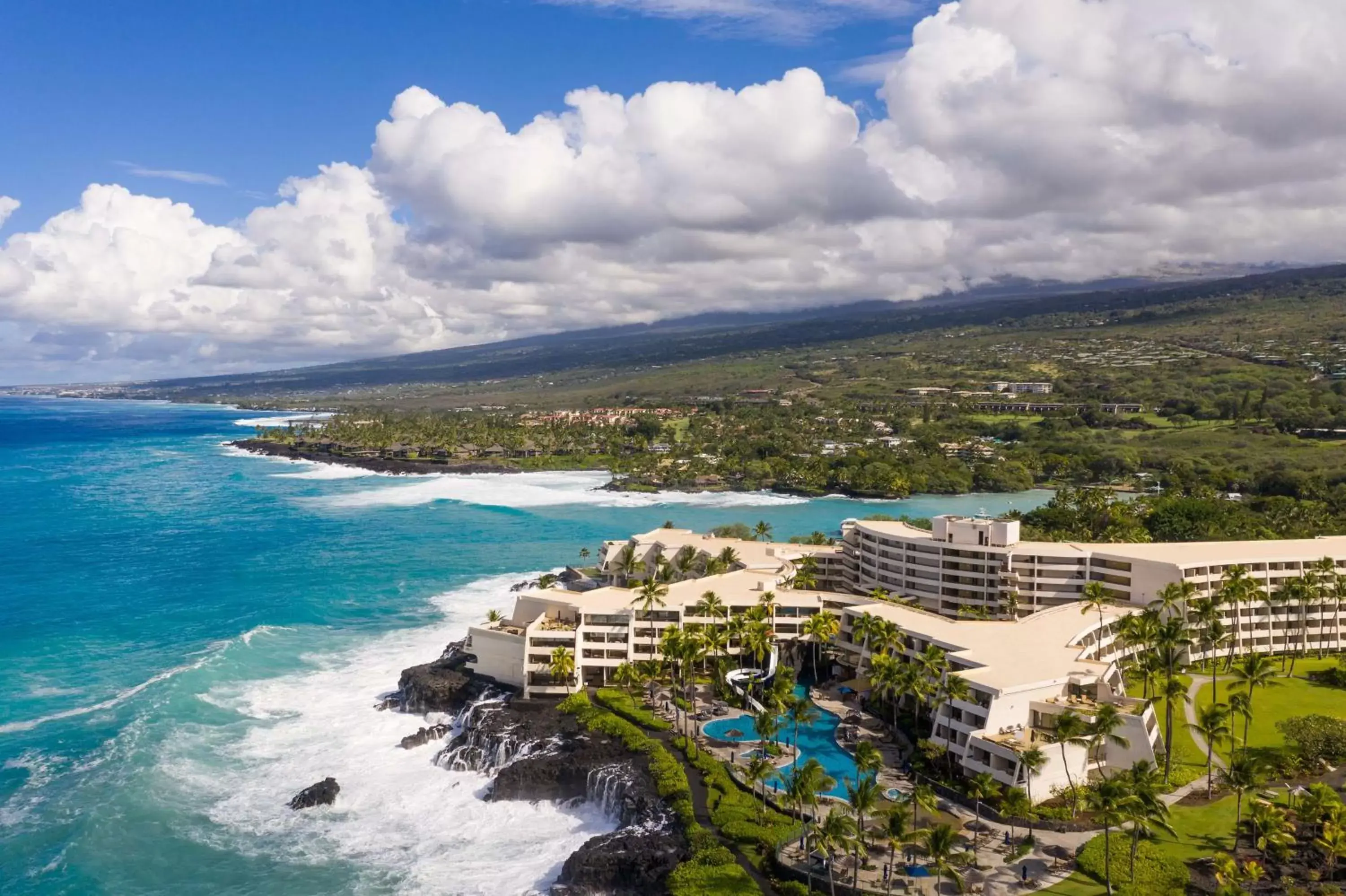 Property building, Bird's-eye View in Outrigger Kona Resort and Spa