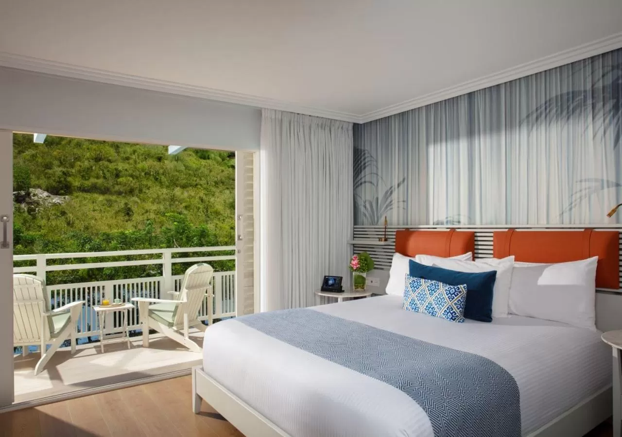 Bedroom, Bed in Secrets St Martin Resort & Spa - All Inclusive