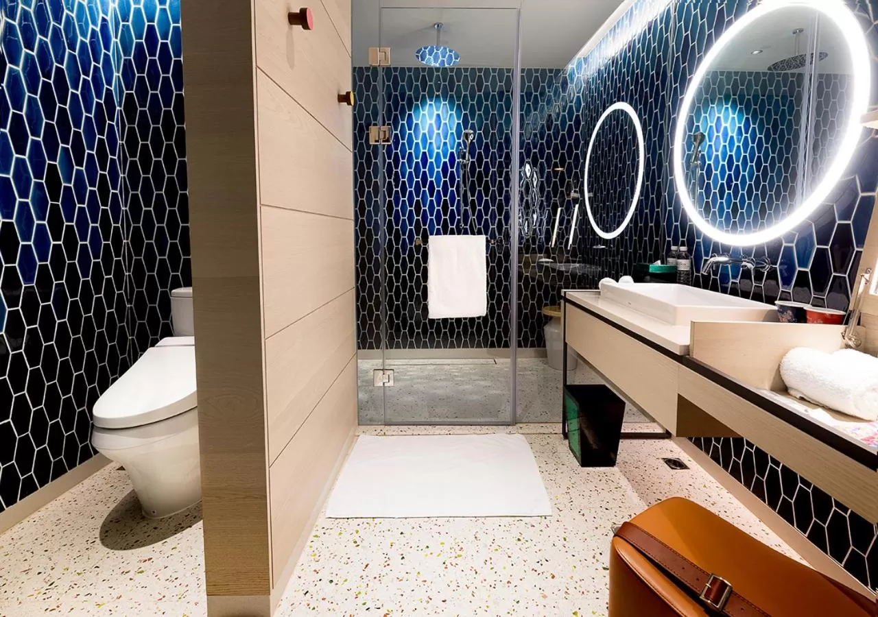 Bathroom in Hotel Indigo Kaohsiung Central Park by IHG