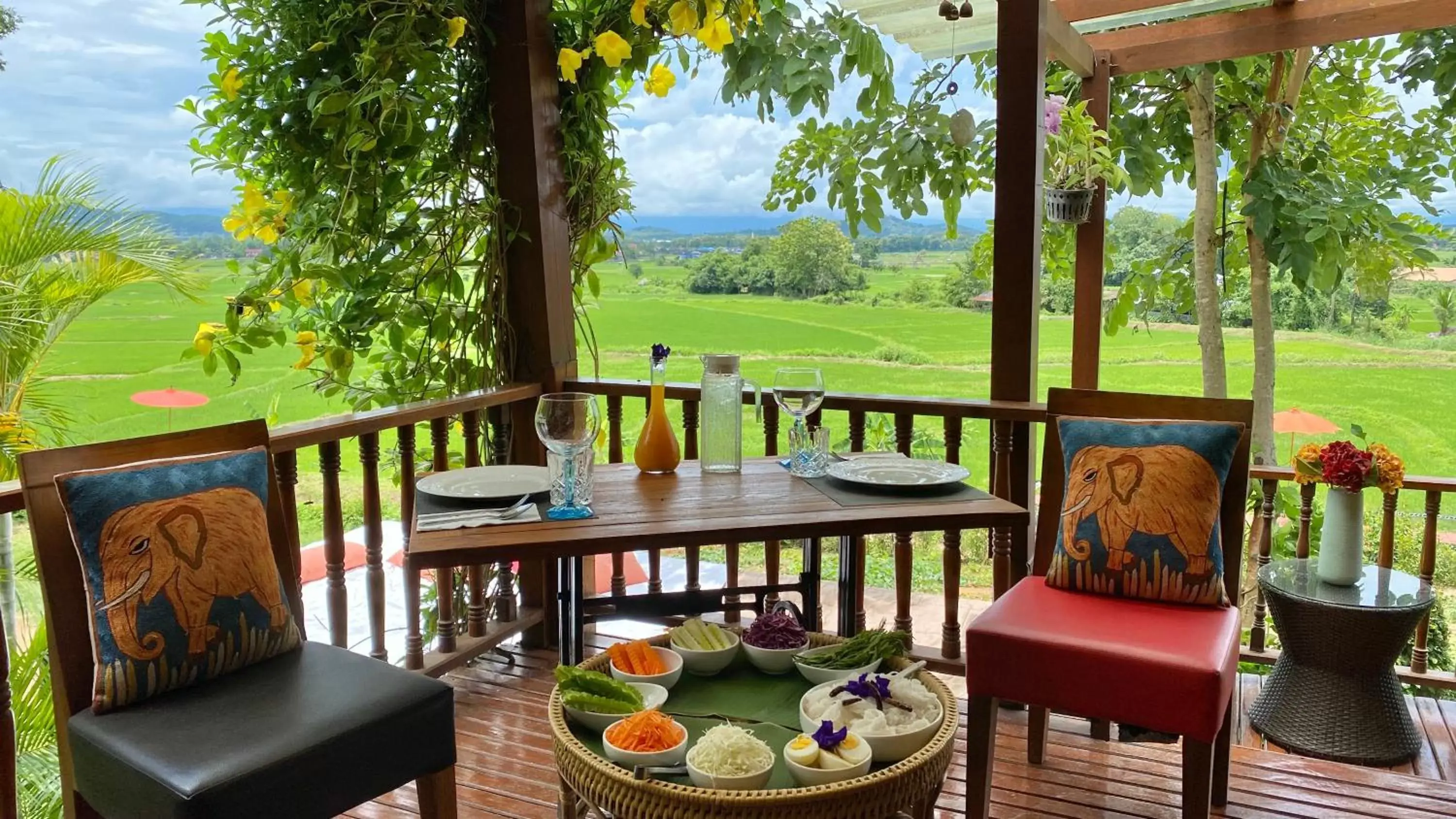 Balcony/Terrace in Nan Seasons Boutique Resort