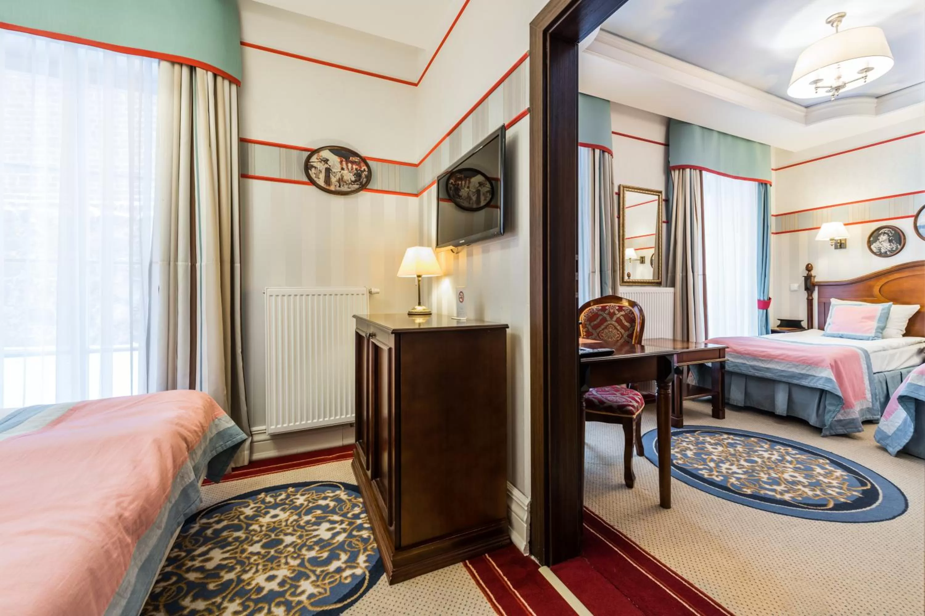 Bed in Hotel St. Bruno