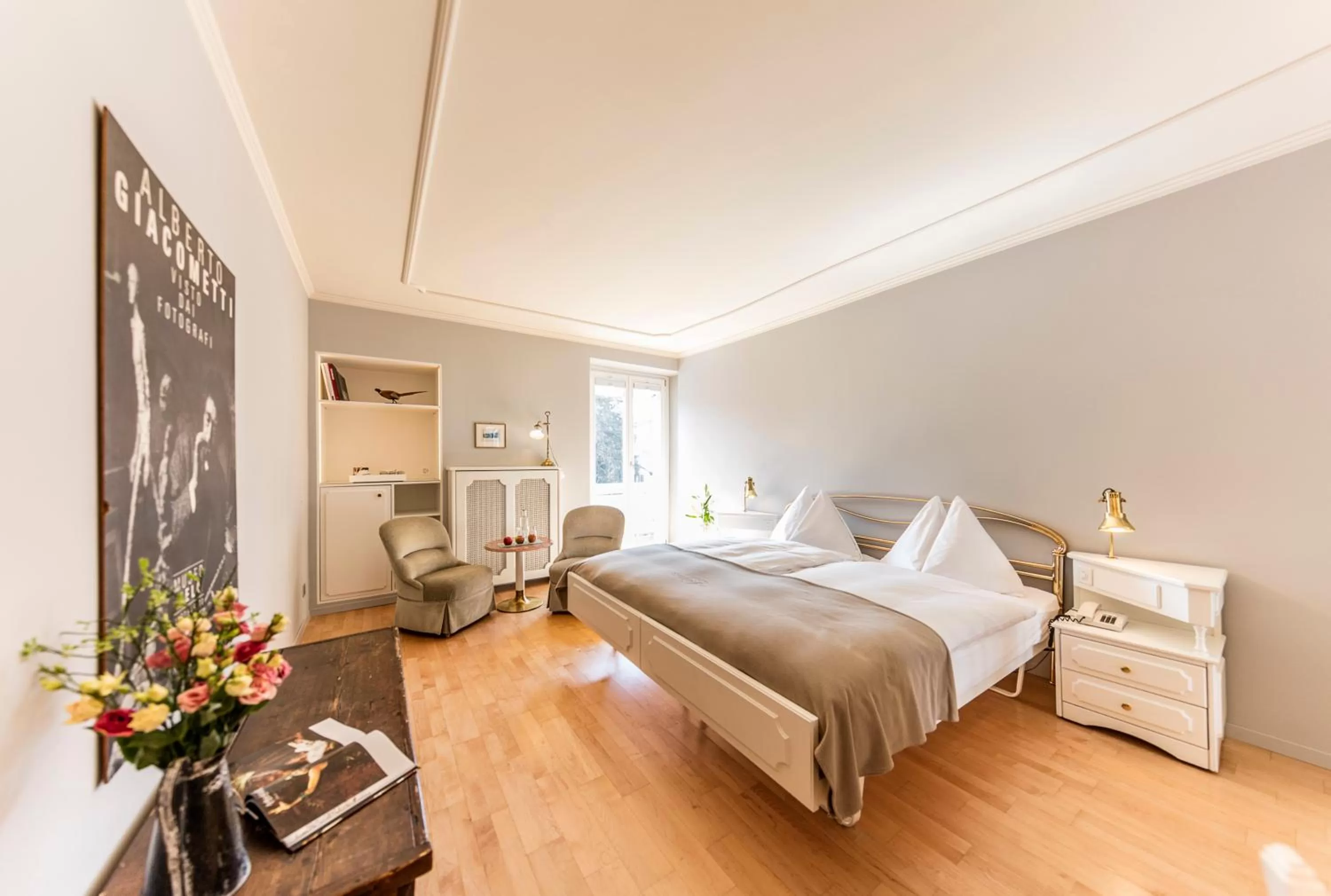 Summer, Bed in Romantik Hotel Schweizerhof & Spa Flims