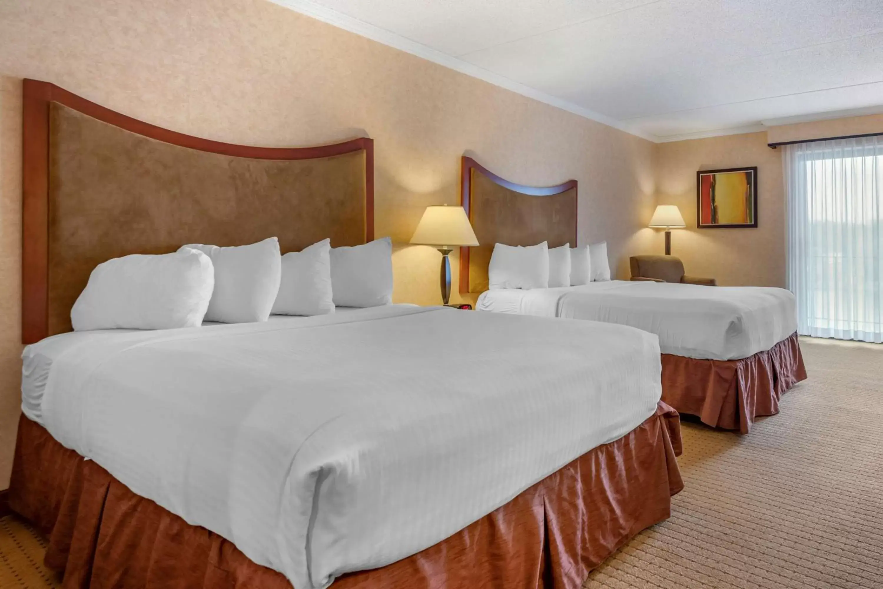 Queen Room with Two Queen Beds with River View - Non-Smoking in Best Western Plus Oswego Hotel and Conference Center Queen Room with Two Queen Beds with River View - Non-Smoking in Best Western Plus Oswego Hotel and Conference Center