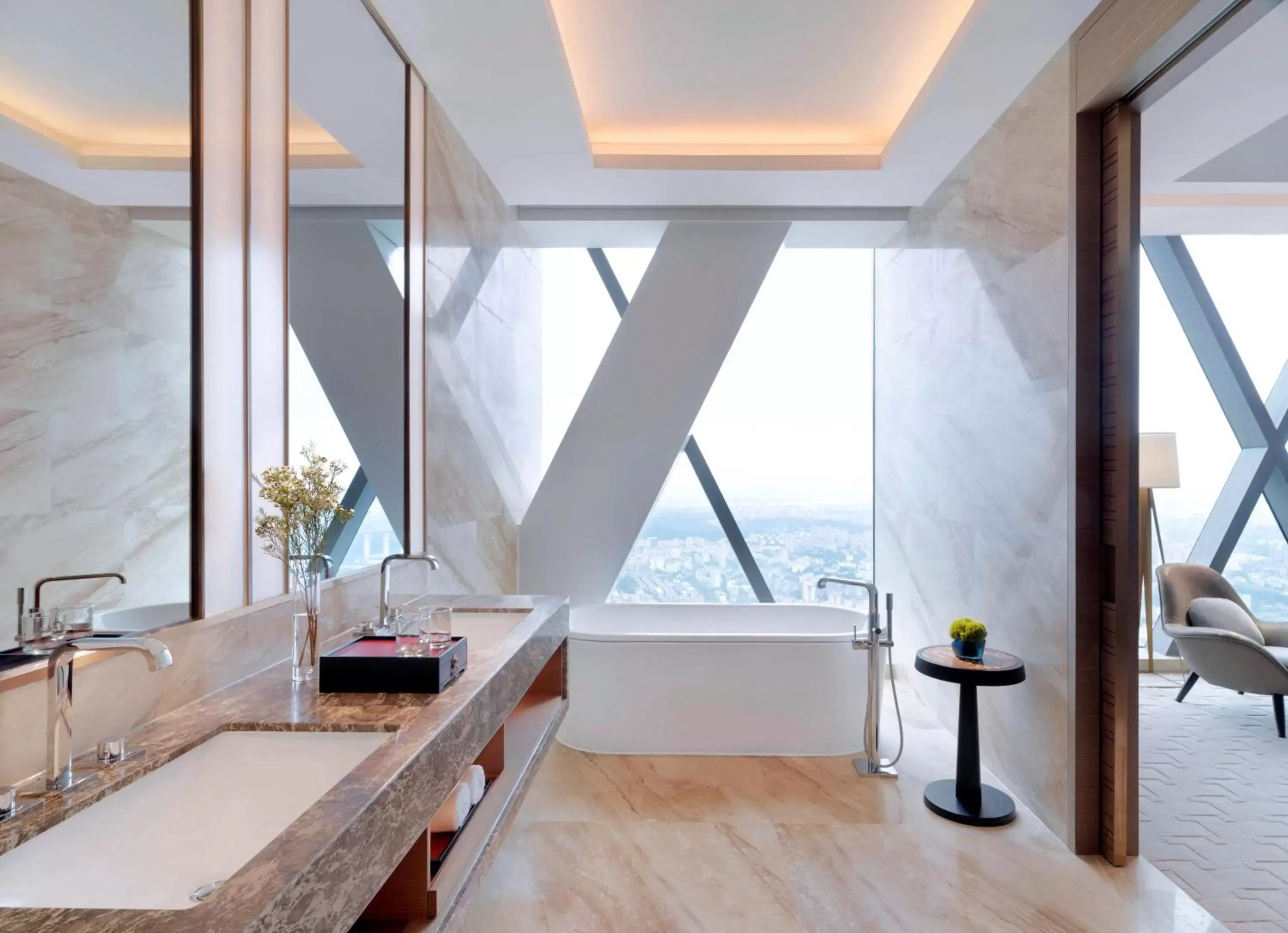 Bathroom in Hyatt Regency Zhenjiang