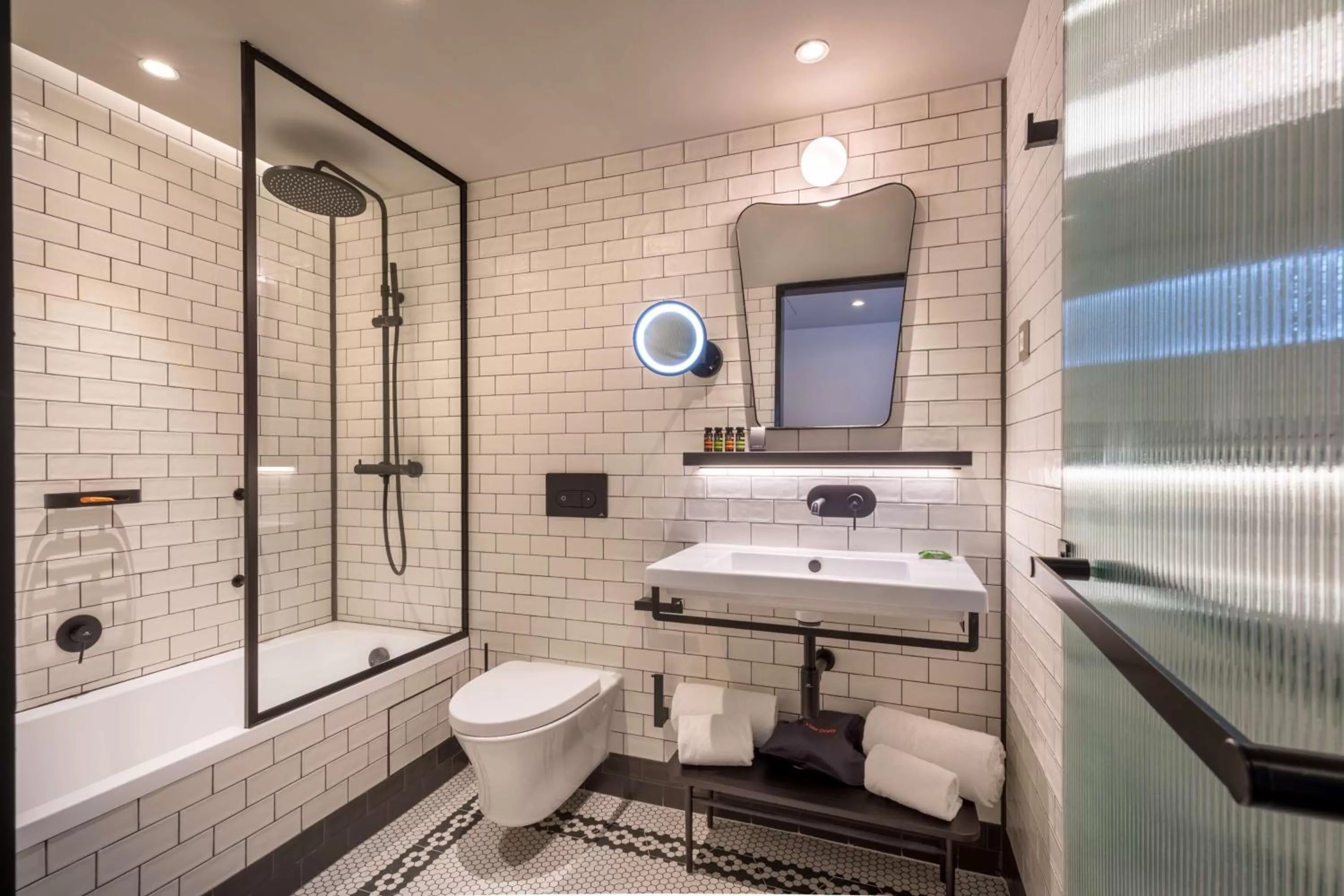 Bathroom in Canopy by Hilton Madrid Castellana