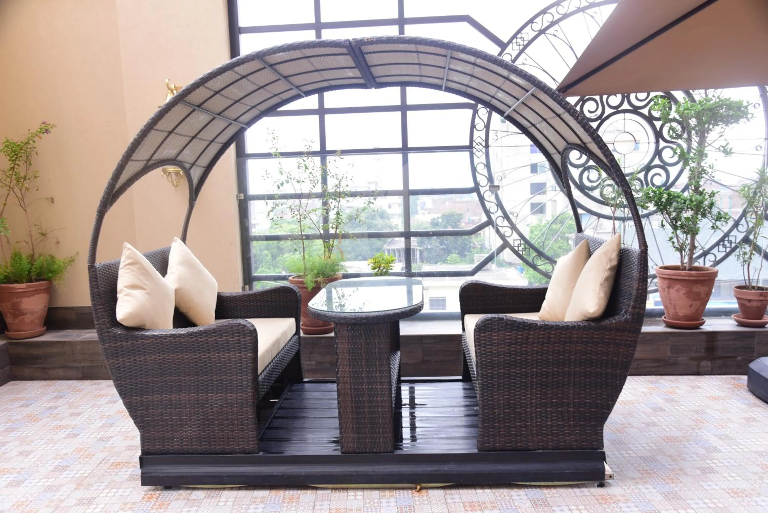 Patio in Best Western Premier Hotel Gulberg Lahore