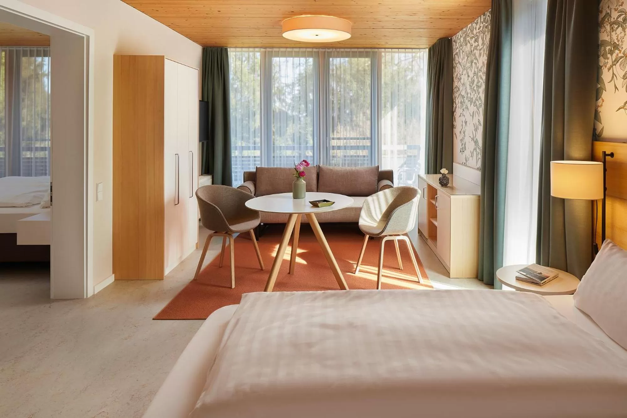 Bed in Seehörnle Bio Hotel & Gasthaus