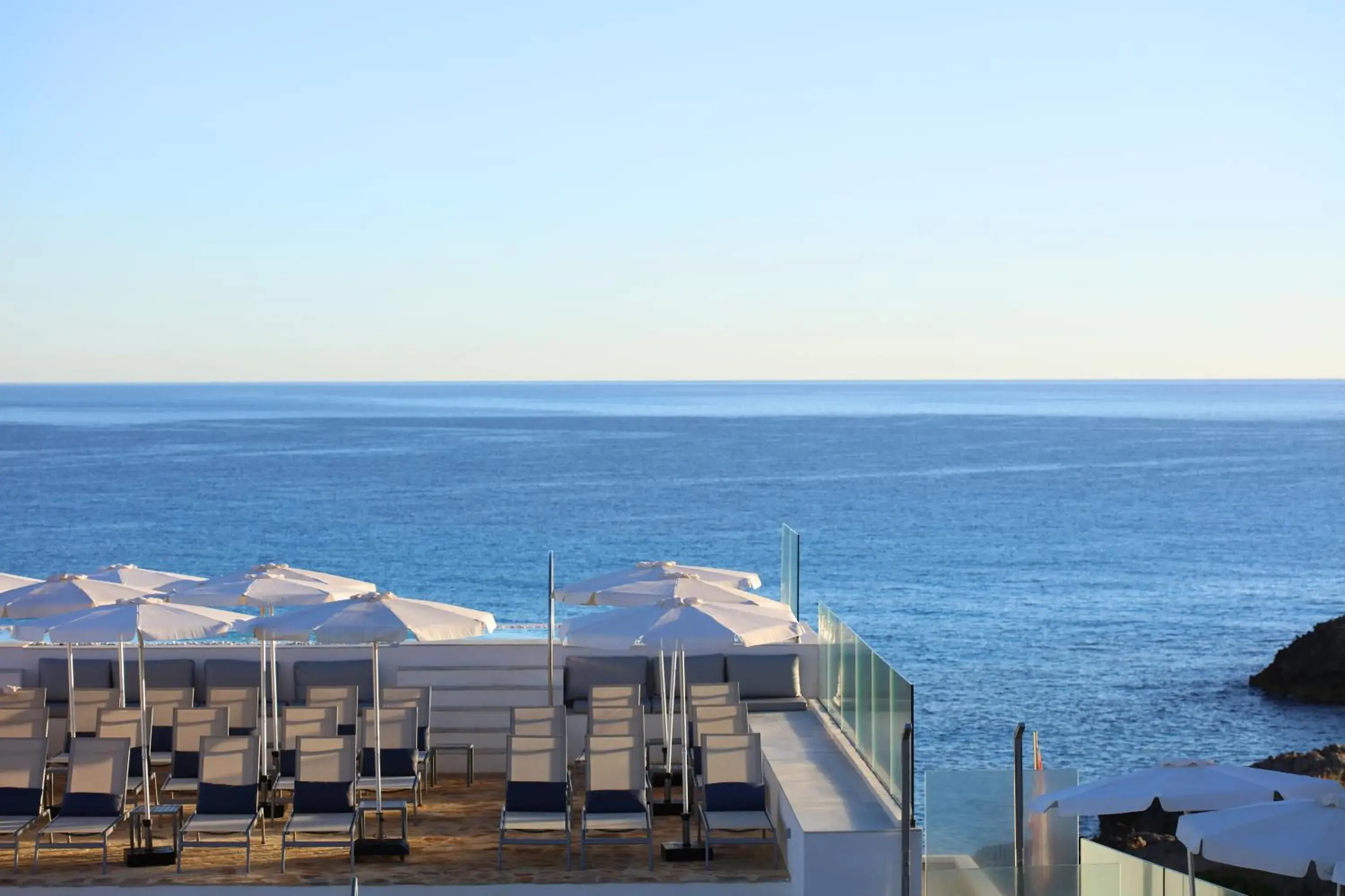 Balcony/Terrace, Sea View in Mar Azul Pur Estil Hotel & Spa - Adults Only