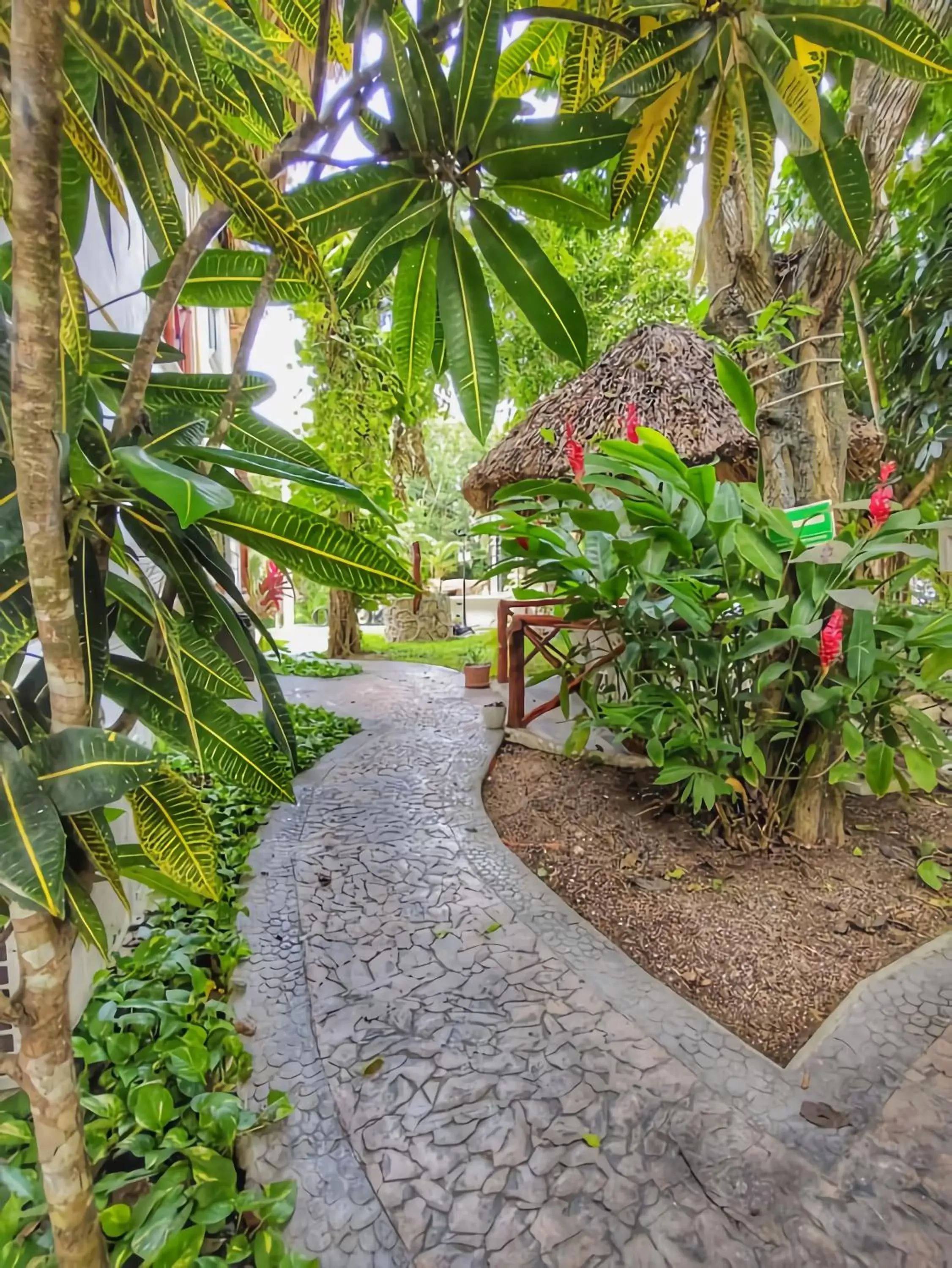 Garden view, Garden in Hotel Pancho Villas Bacalar Vista a Laguna