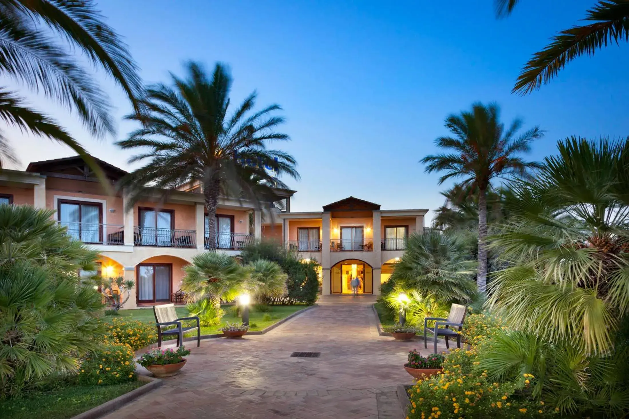 Facade/entrance in Hotel Santa Gilla Facade/entrance in Hotel Santa Gilla