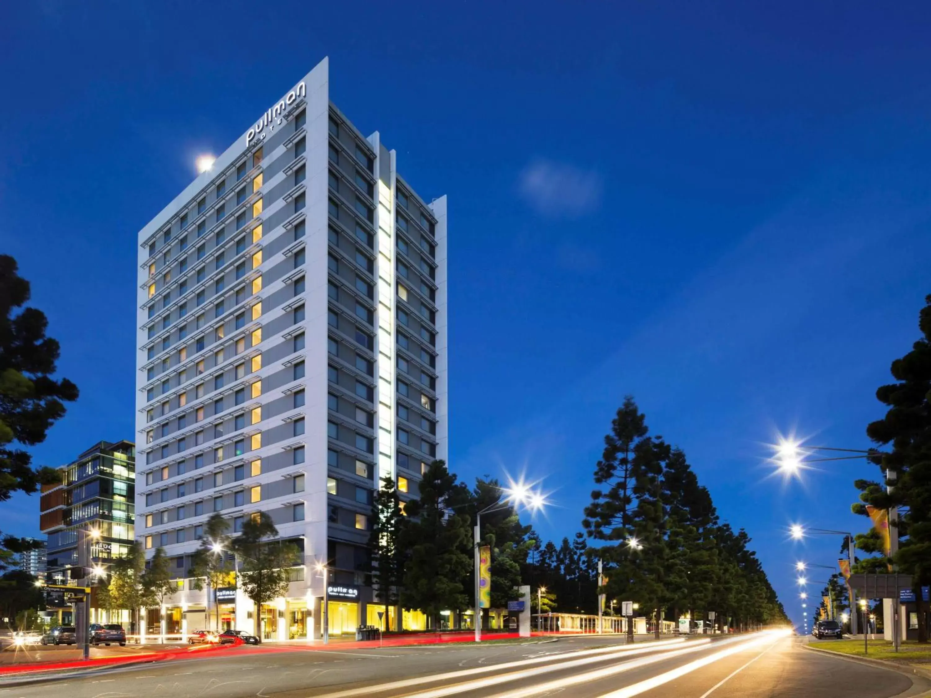 Property building in Pullman at Sydney Olympic Park Hotel