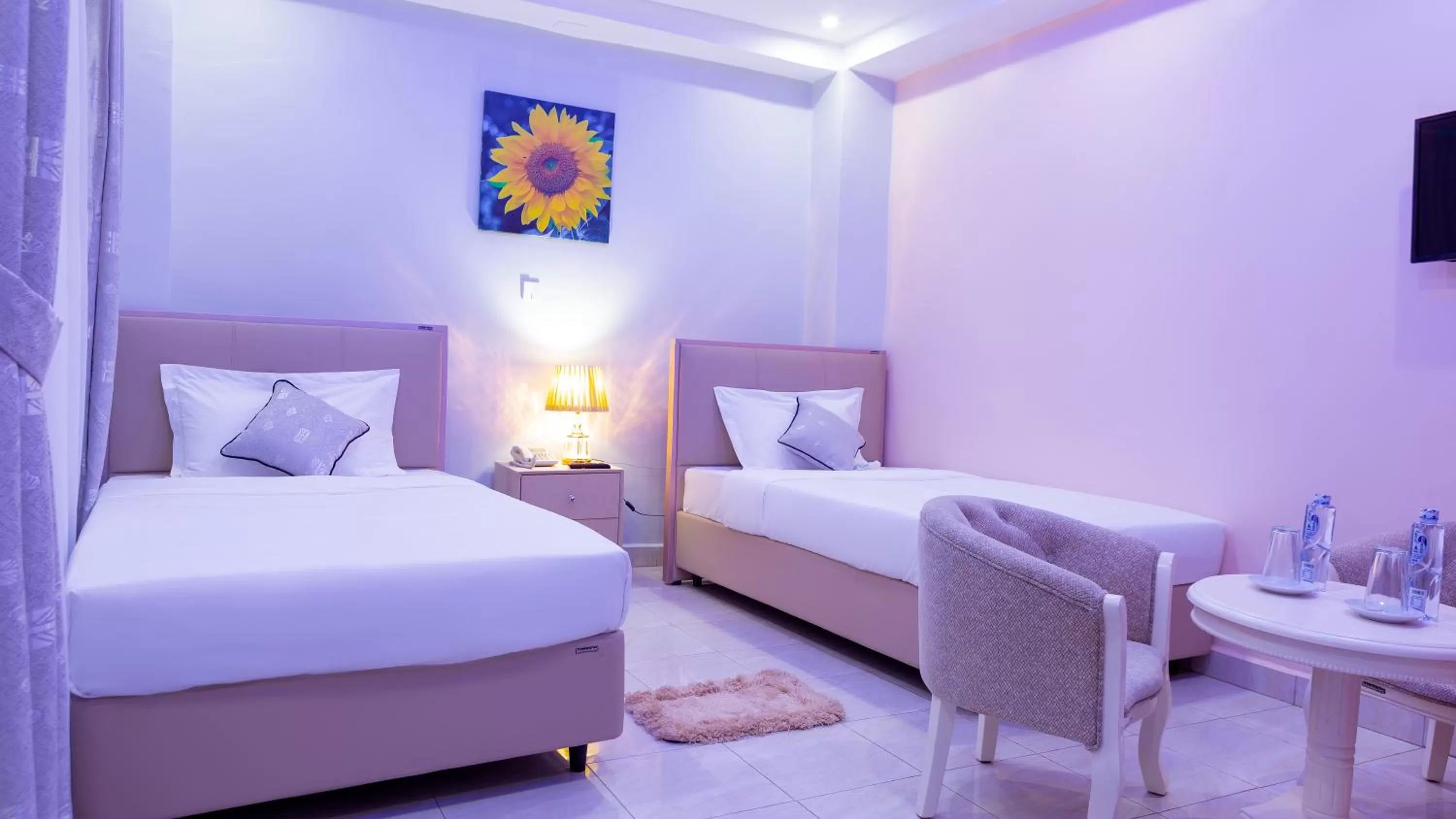 Bed in Bukandula Hotel