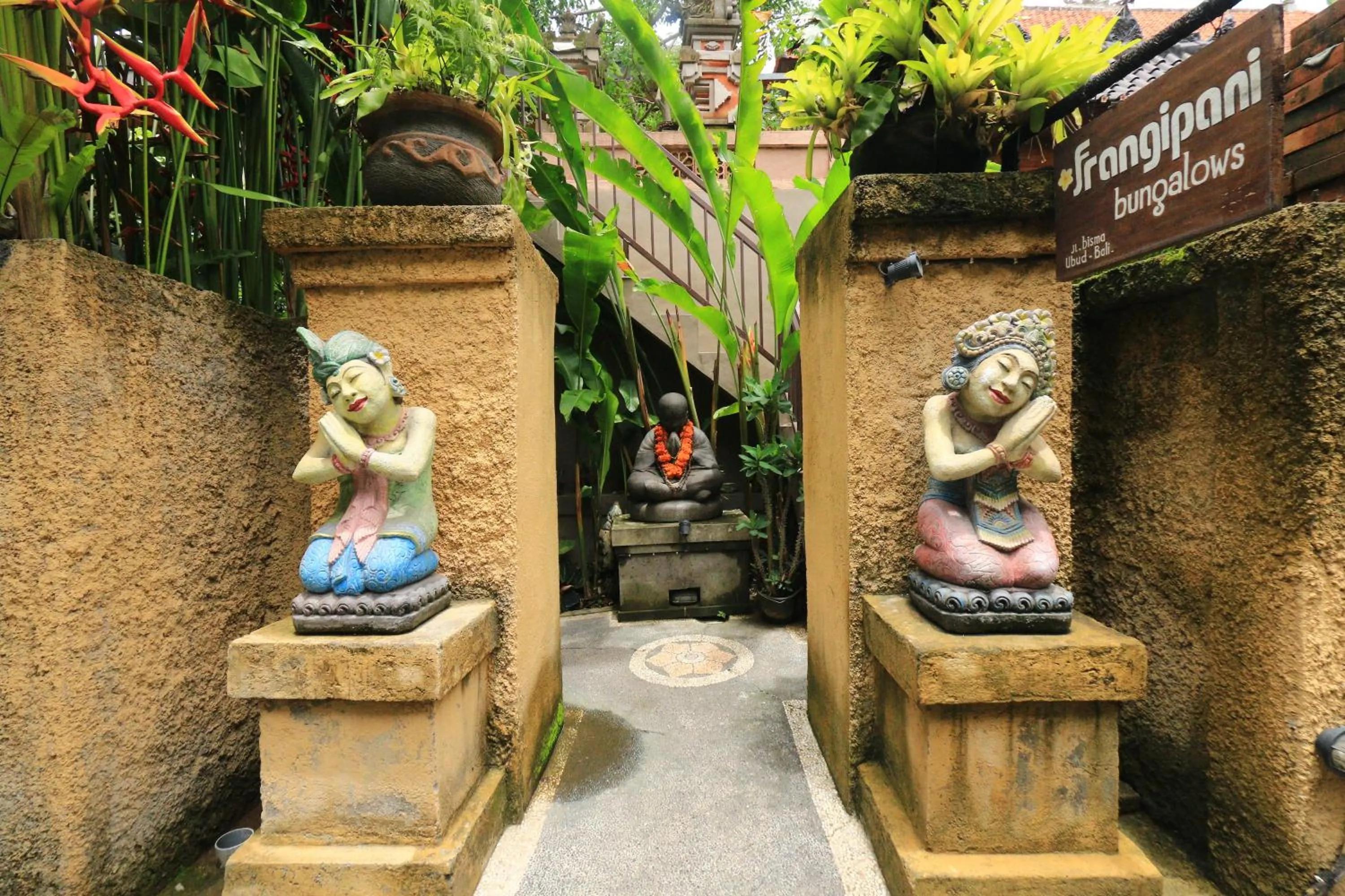 On site in Frangipani Bungalow