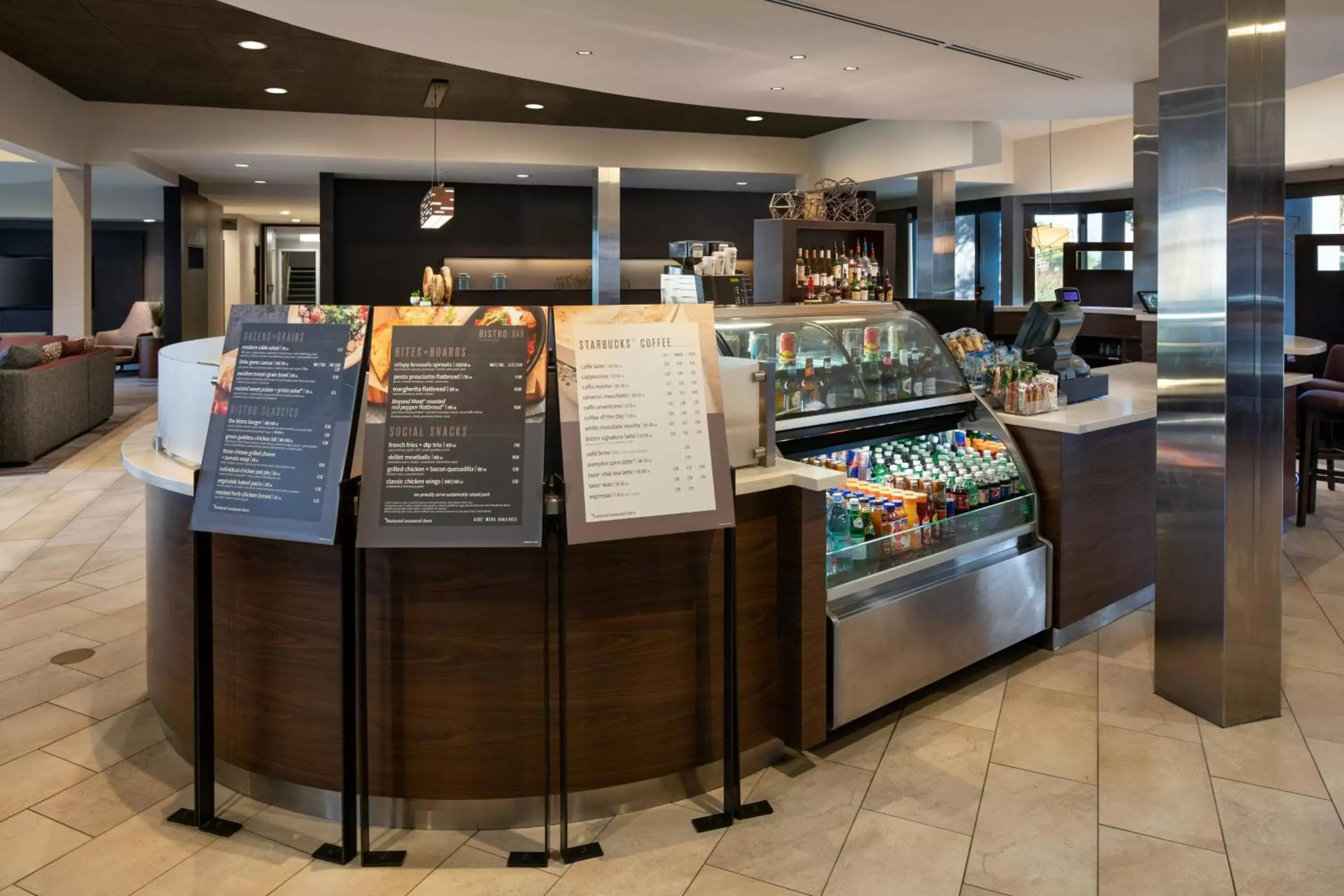 Restaurant/places to eat in Courtyard by Marriott San Francisco Airport