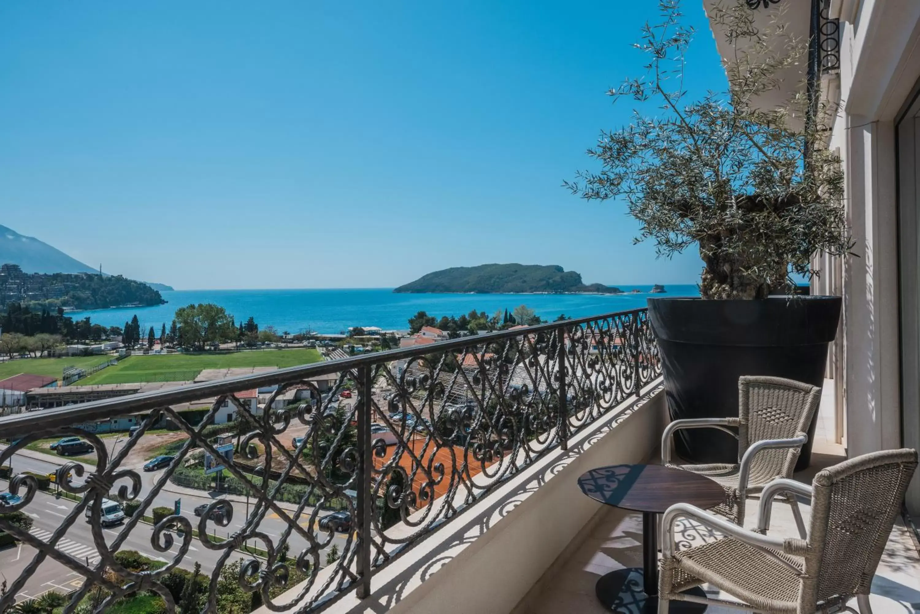 Balcony/Terrace, Sea View in Iberostar Slavija