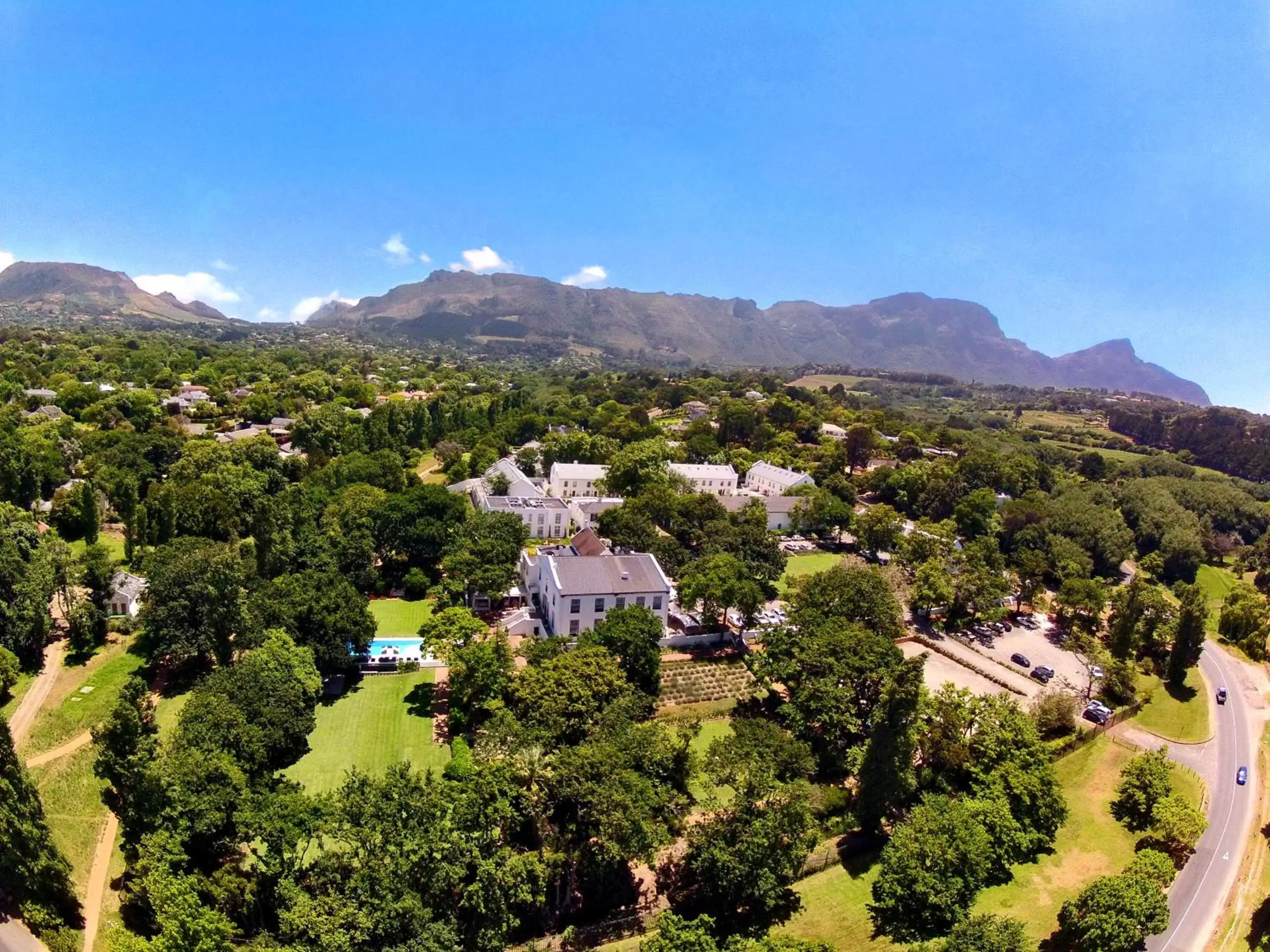 Facade/entrance, Bird's-eye View in The Alphen Boutique Hotel & Spa