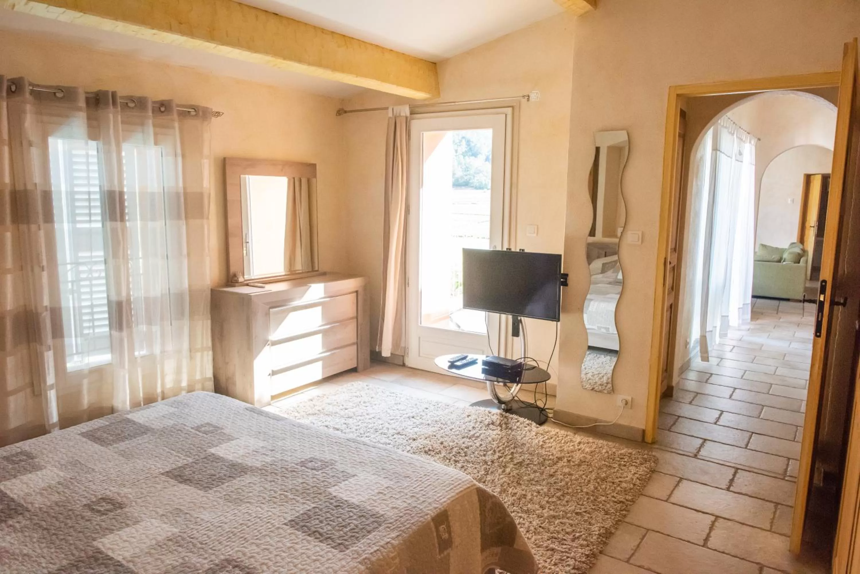 Bed in Chateau de Sainte Croix