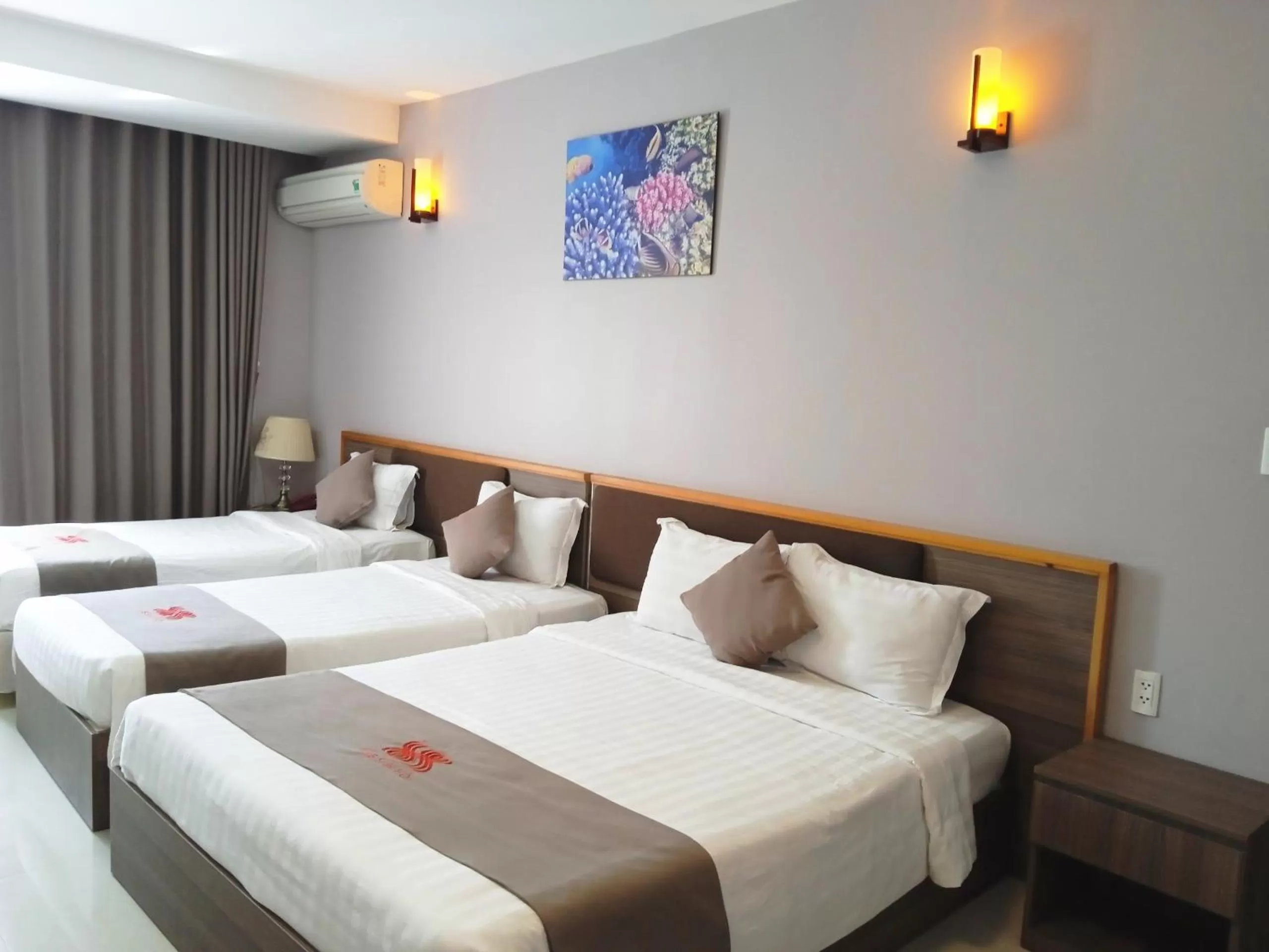 Bed in Khách sạn San Hô Vũng Tàu (Coral Hotel)
