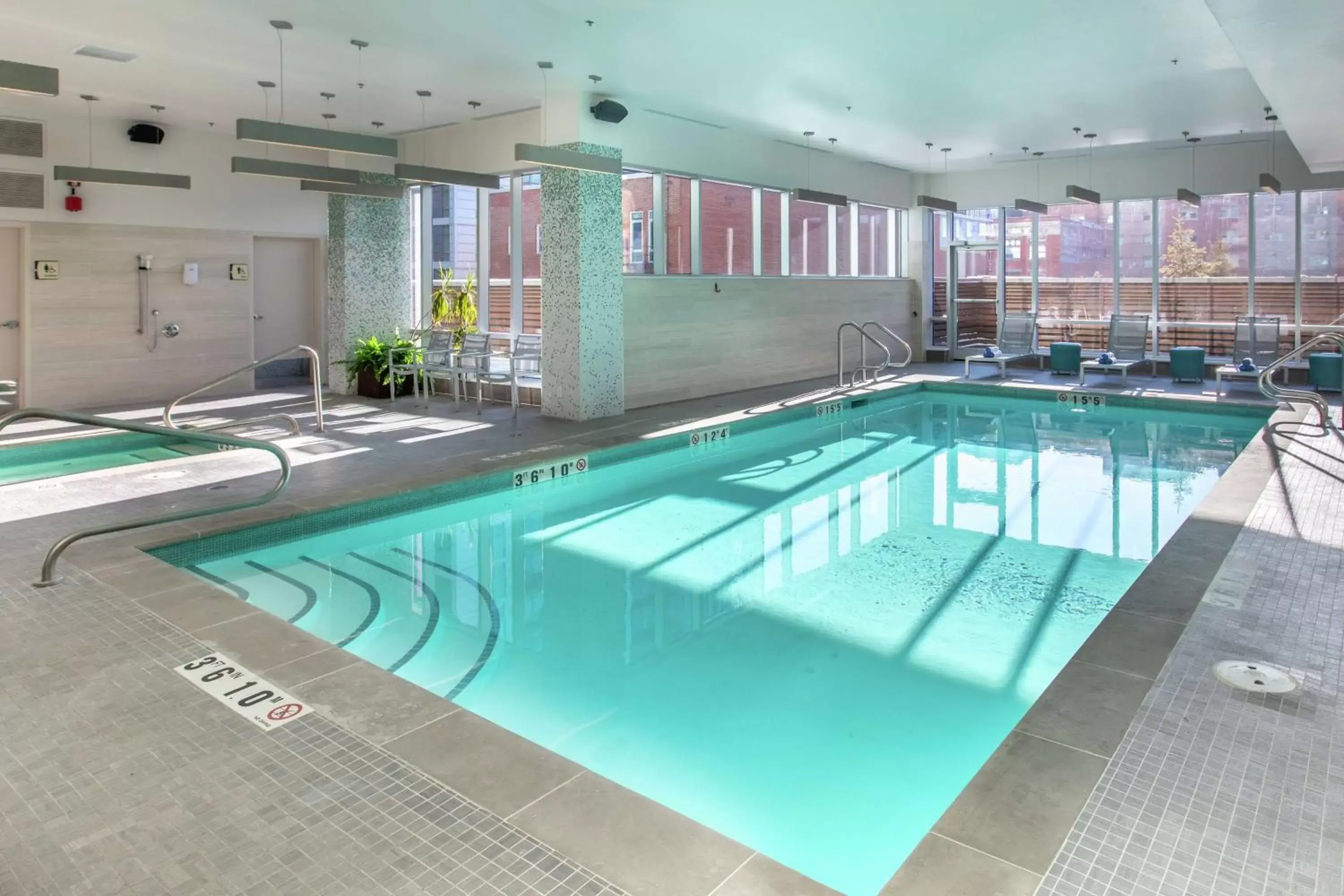 Pool view, Swimming Pool in Hilton Garden Inn Calgary Downtown