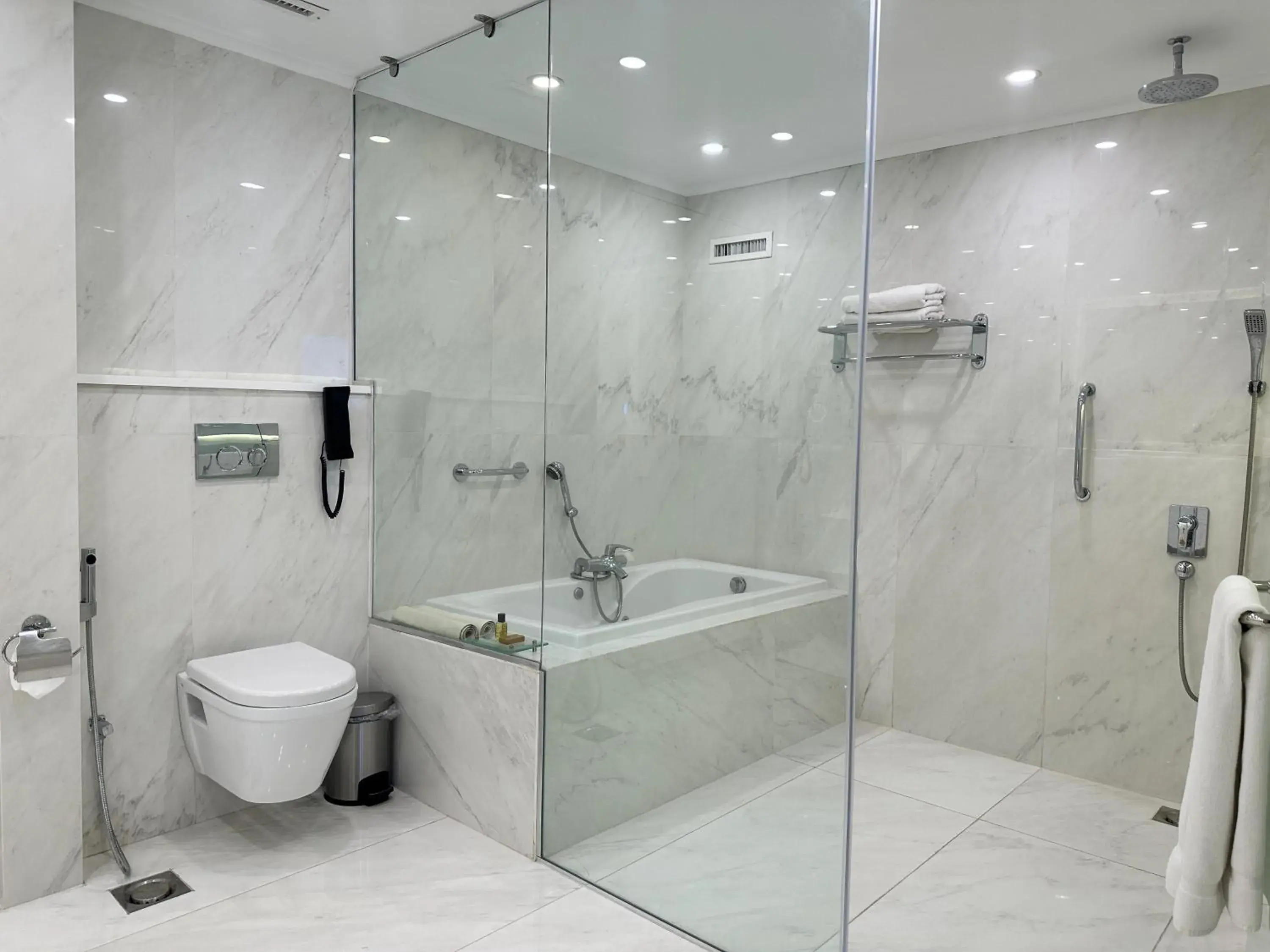 Shower, Bathroom in Pearl Continental Hotel, Bhurban