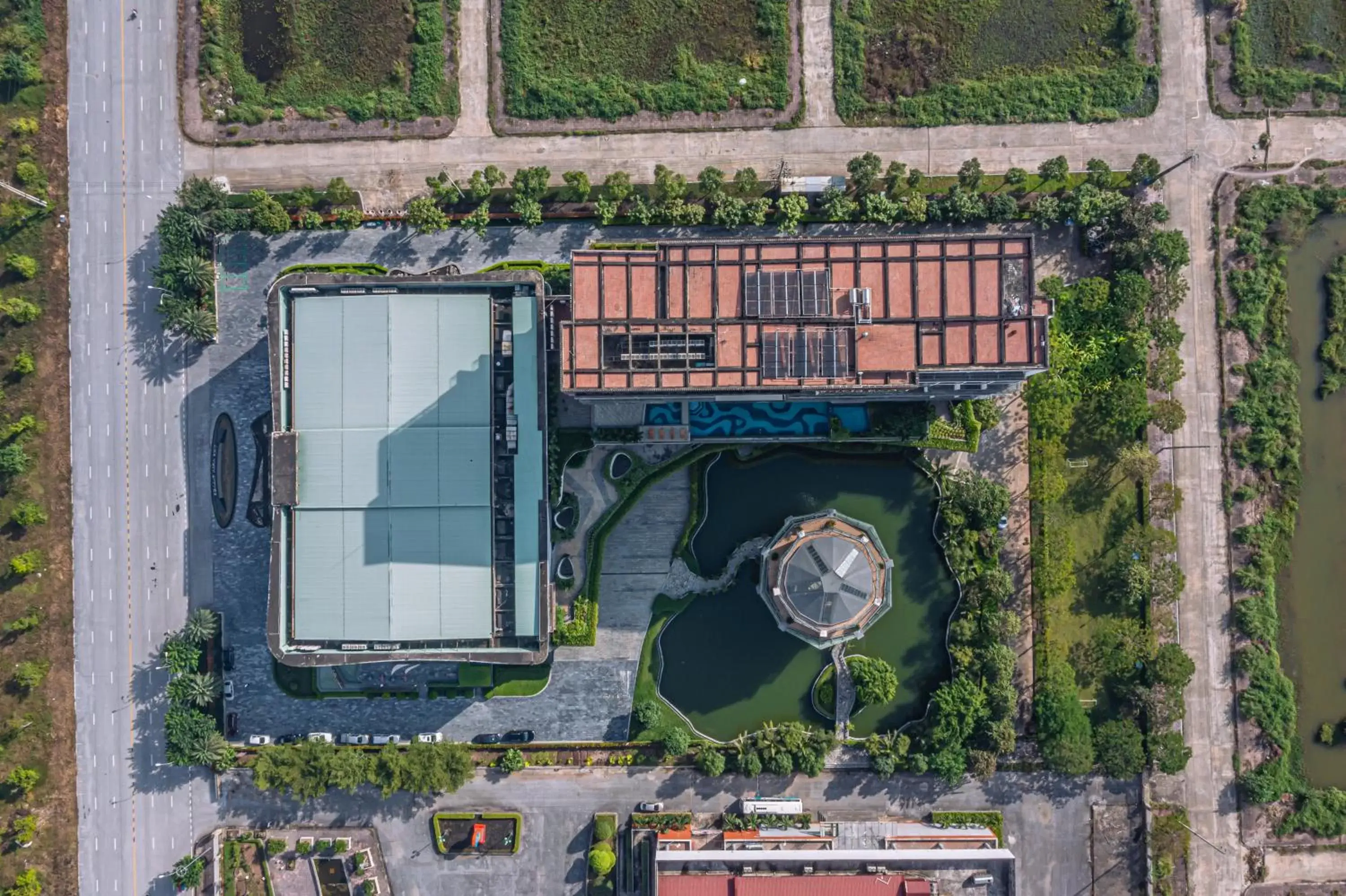 Property building, Bird's-eye View in The Reed Hotel