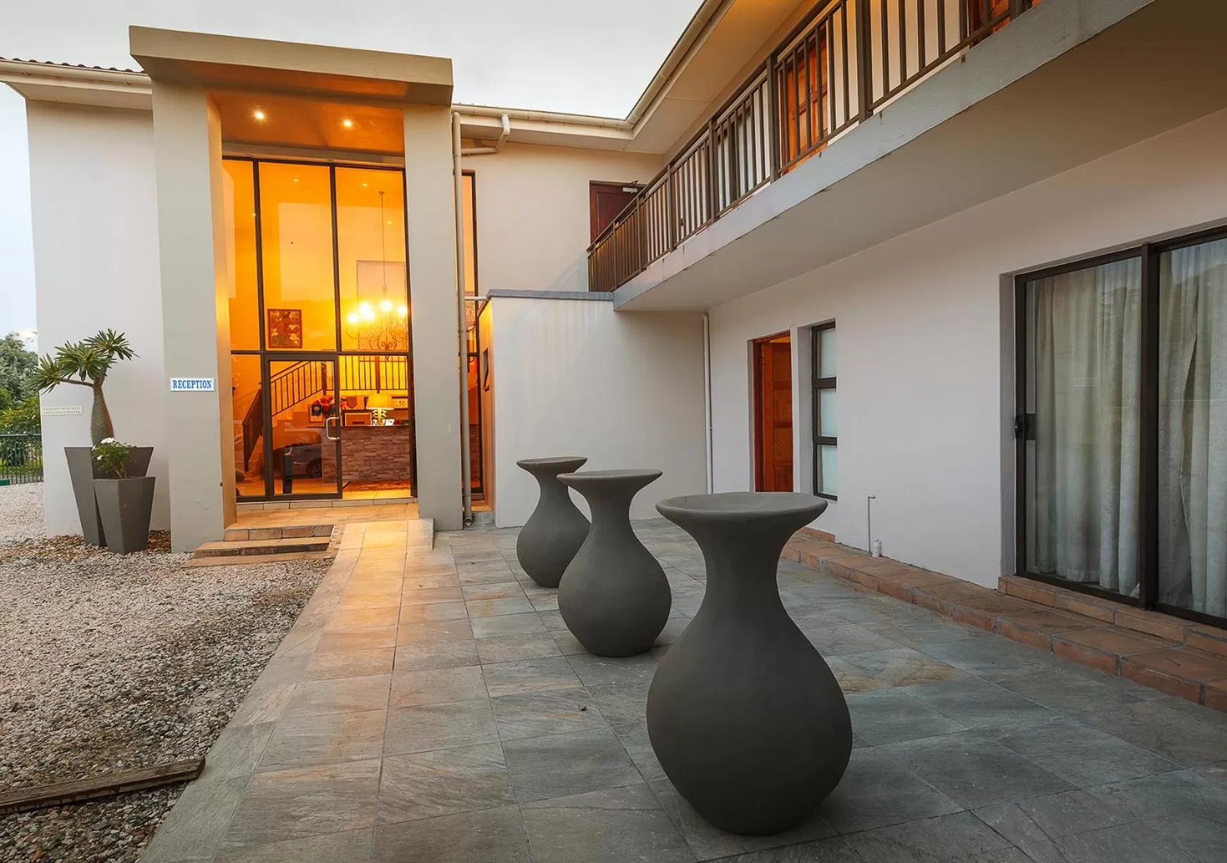 Garden view in My Den Beachfront B&B and Self-Catering