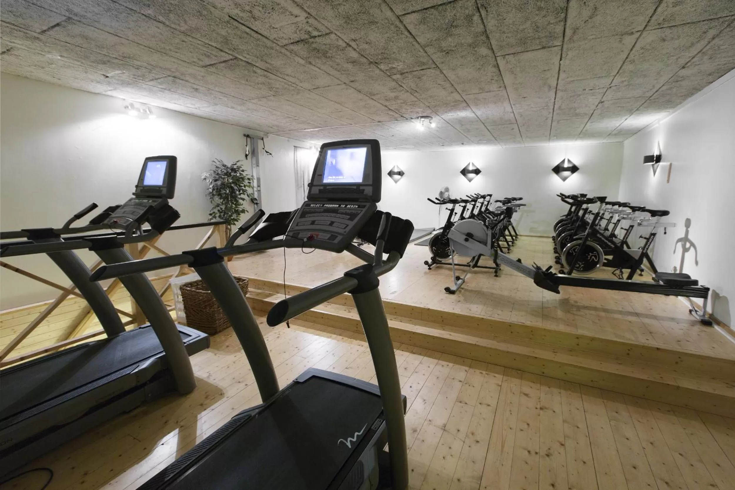 Fitness centre/facilities in Hotel B&B Gränden