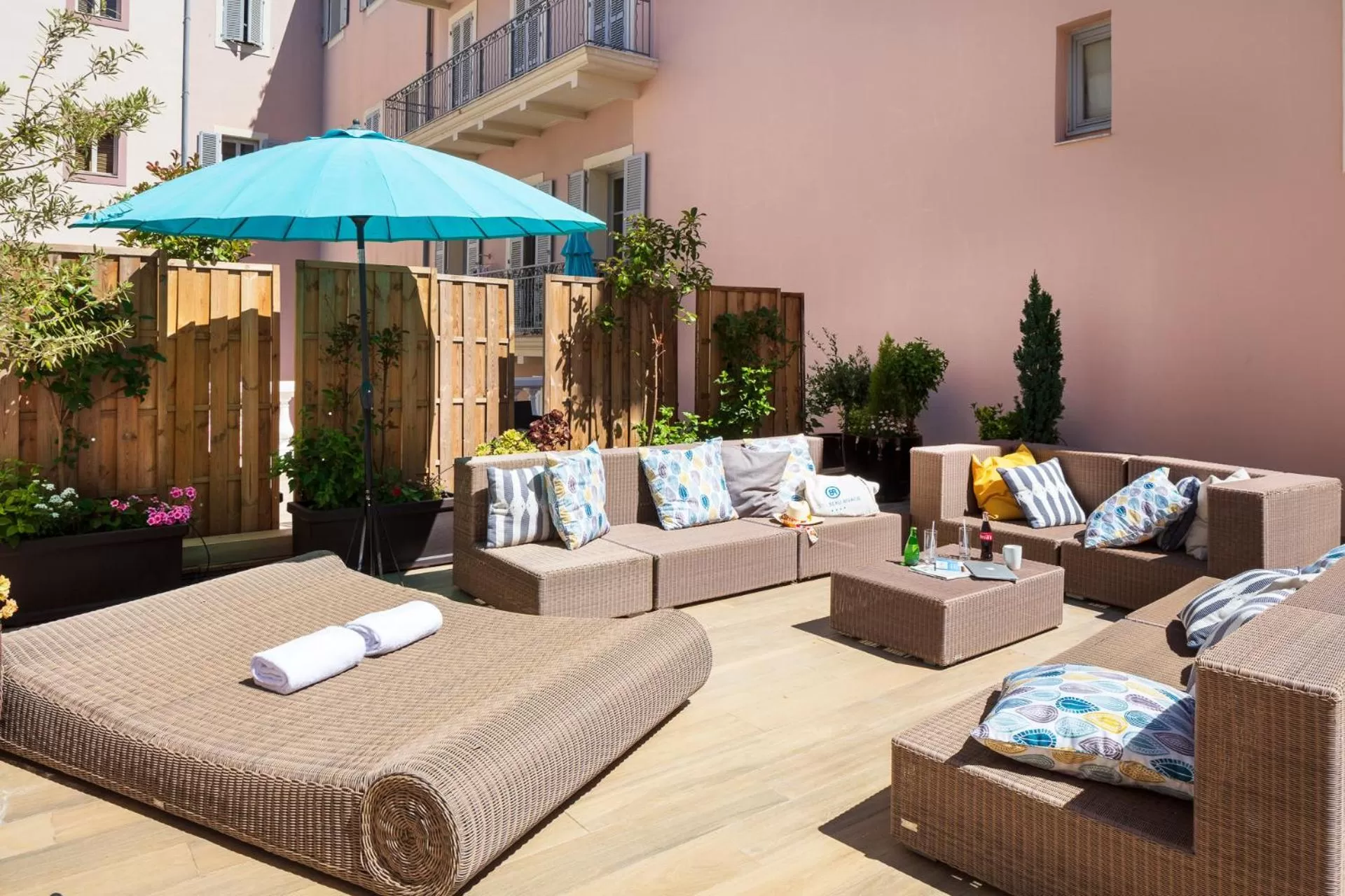 Balcony/Terrace in Hotel Beau Rivage