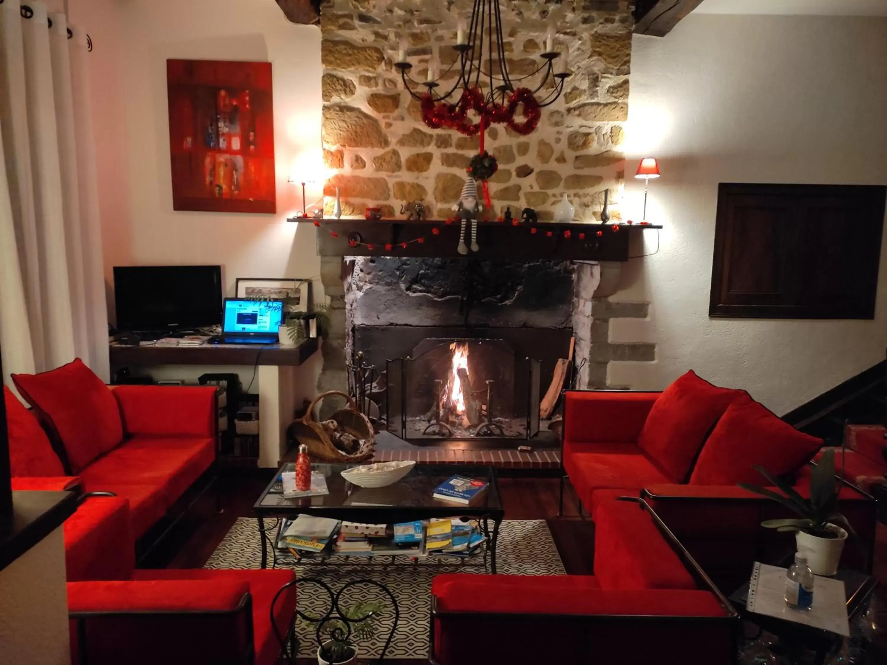 Living room in B&B Amphitryon