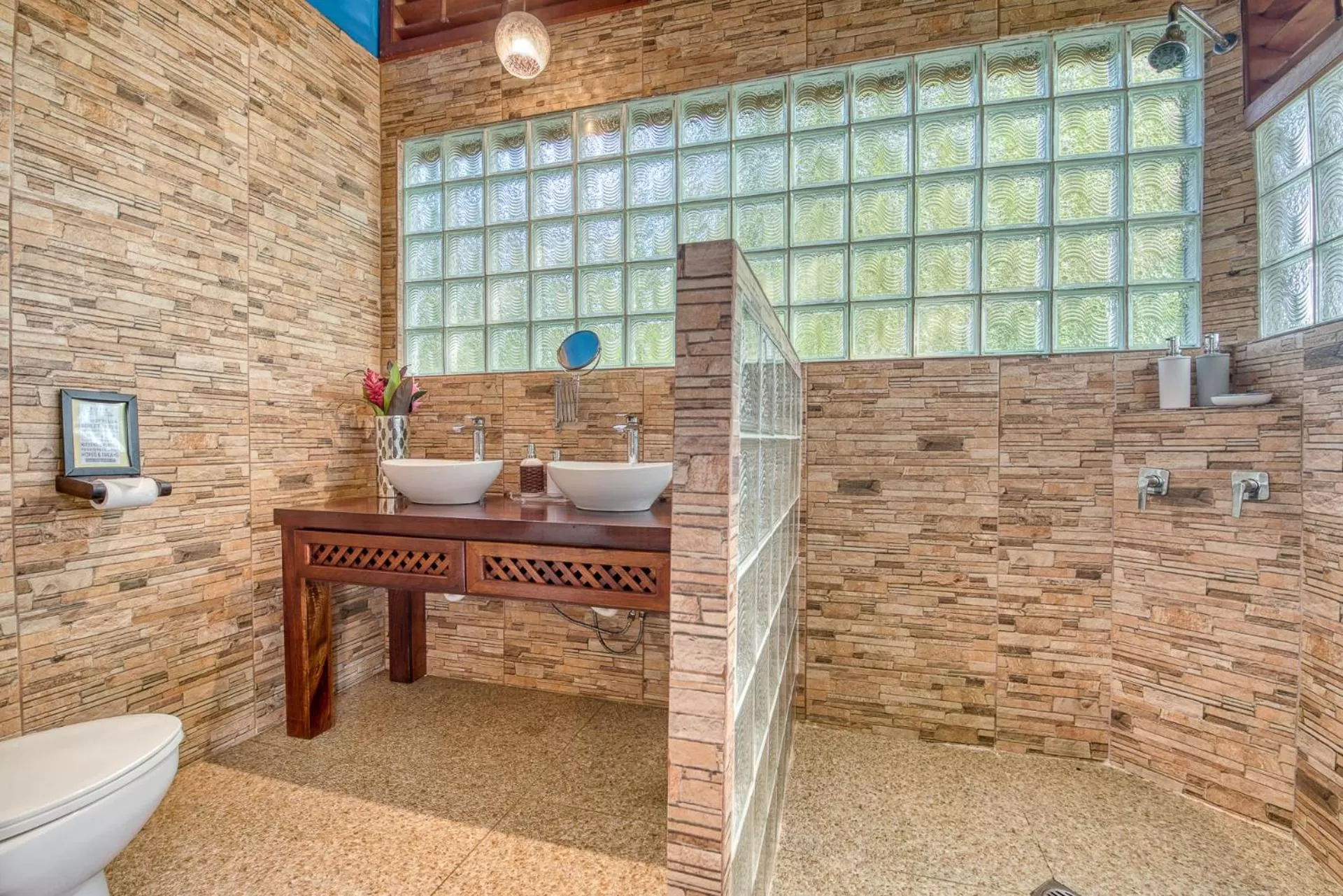 Bathroom in Oasis Bluff Beach