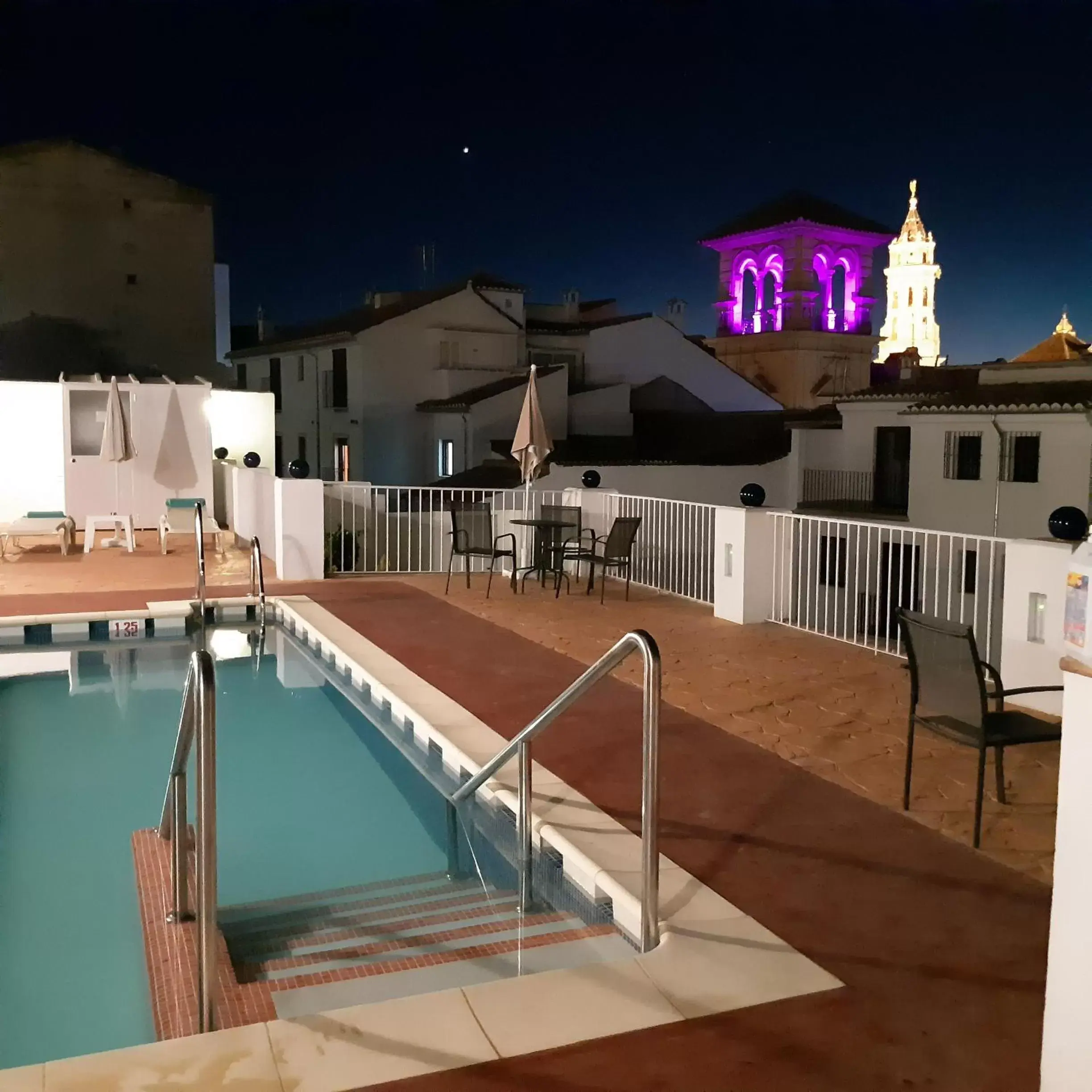 Garden, Swimming Pool in Hotel Infante Antequera