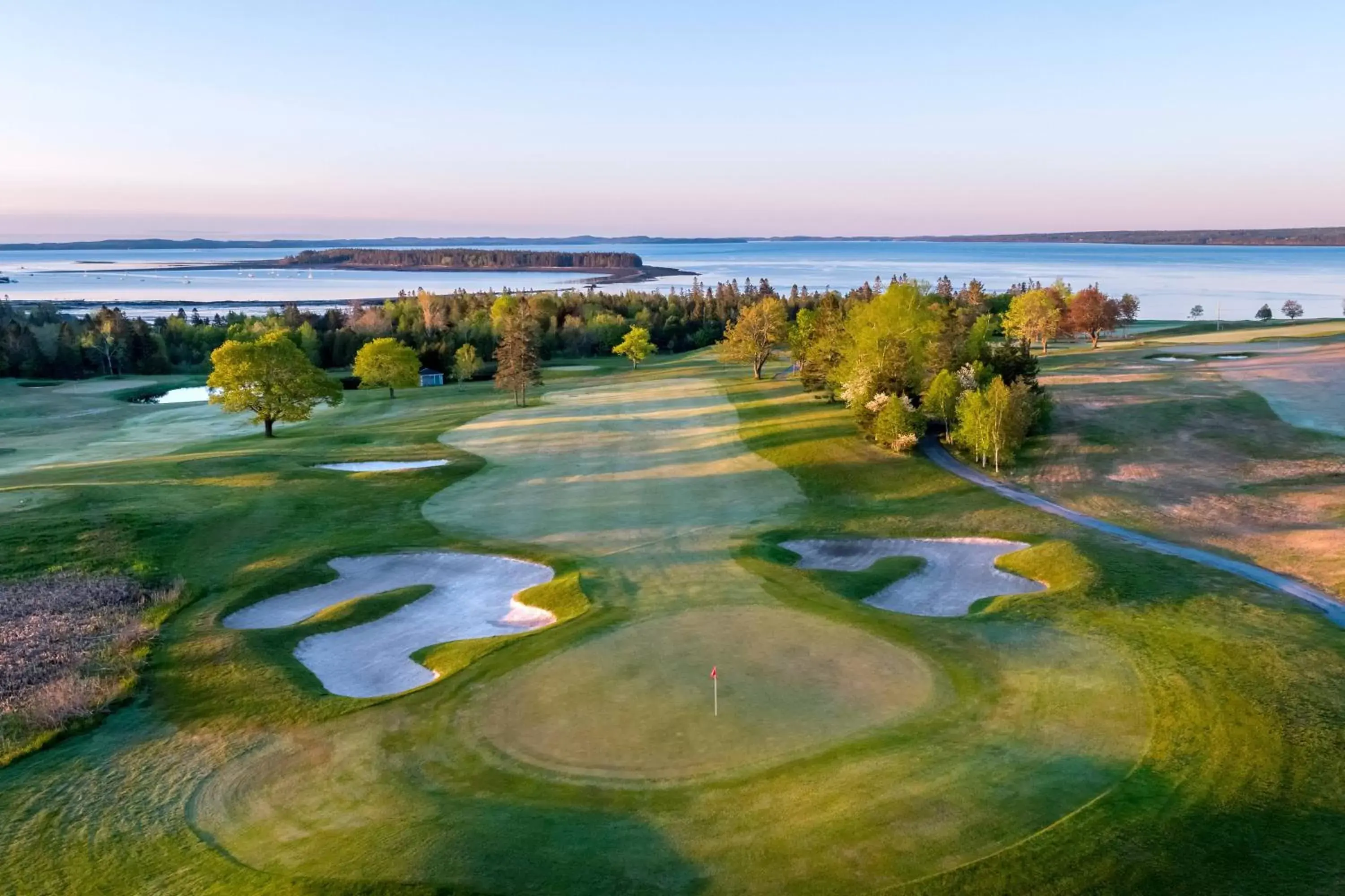 Golfcourse, Bird's-eye View in The Algonquin Resort St. Andrews by-the-Sea, Autograph Collection