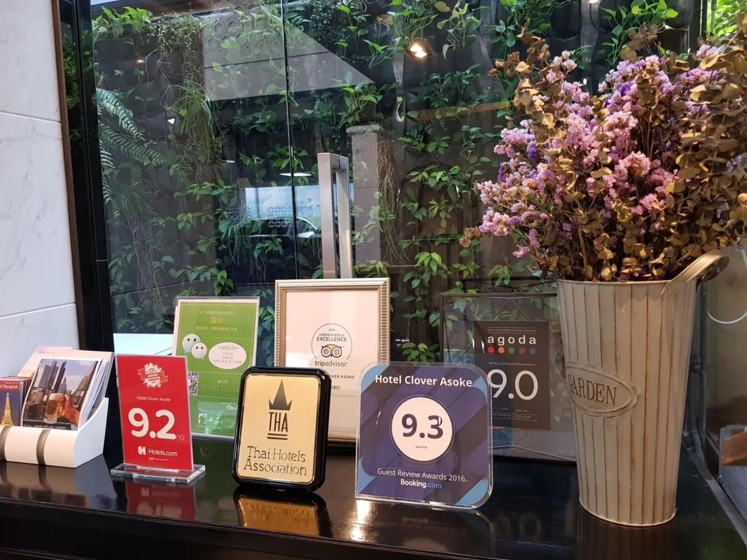 Lobby or reception in Hotel Clover Asoke - SHA Extra Plus