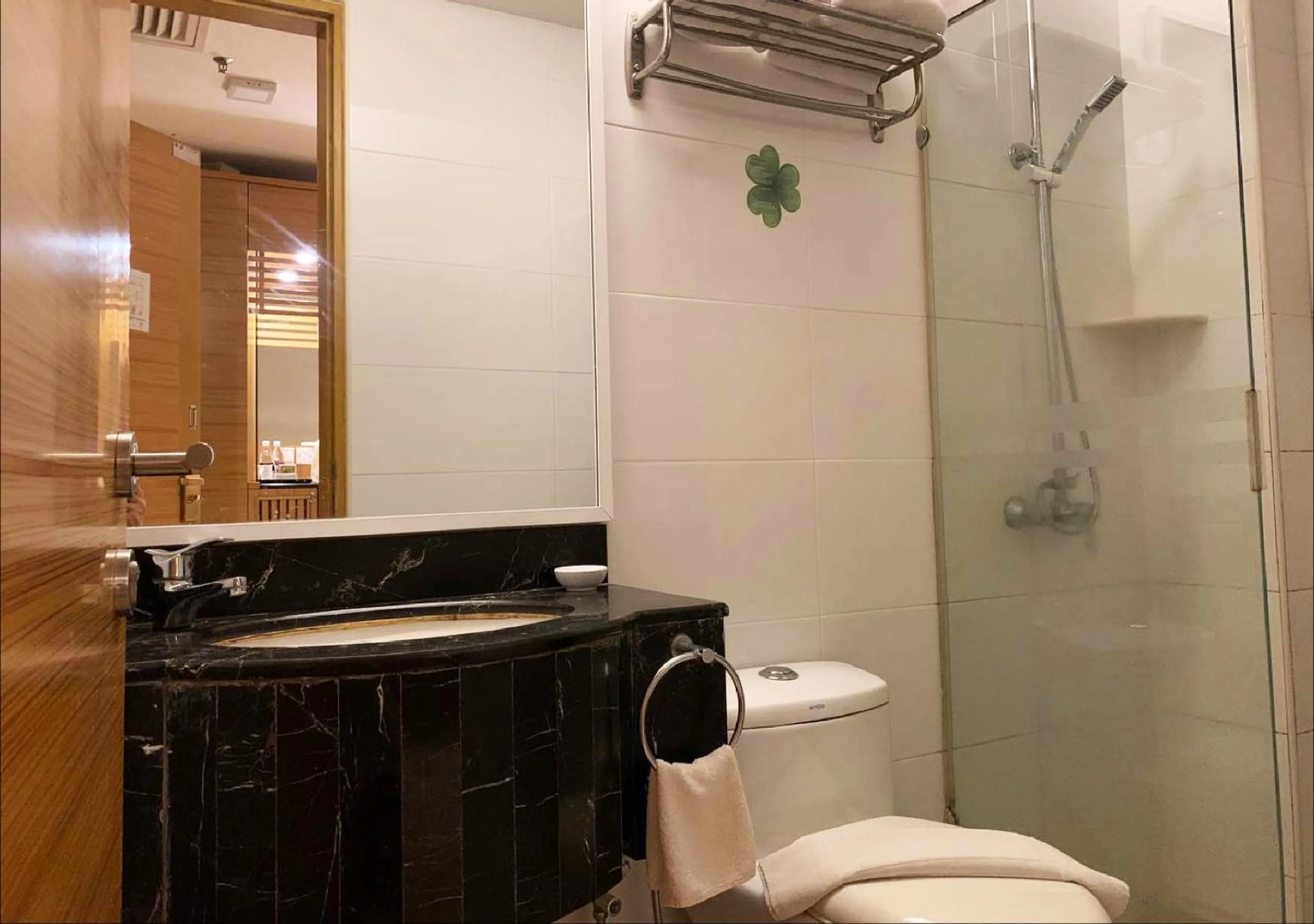 Shower in Crown Garden Hotel