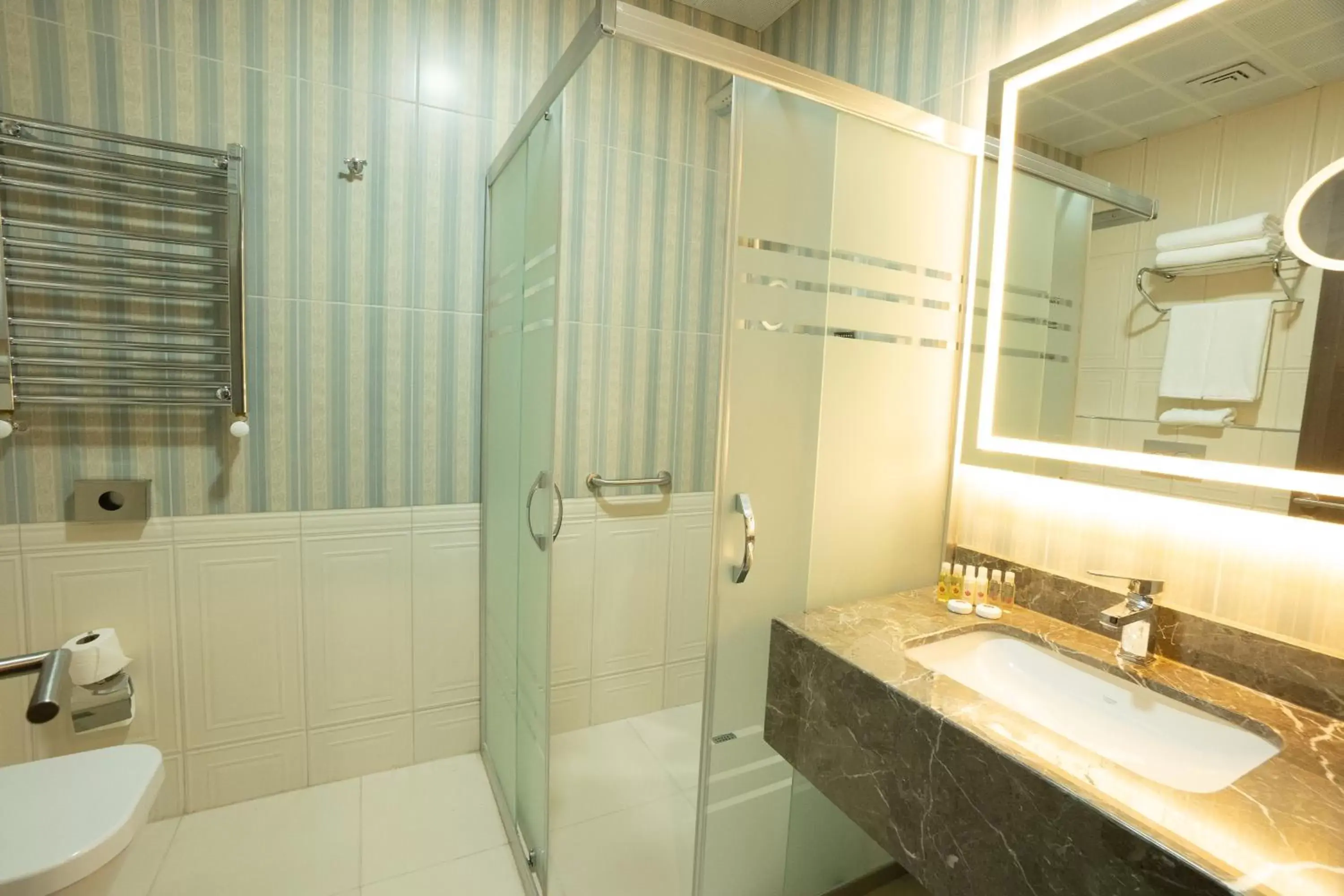 Shower, Bathroom in Ramada Encore by Wyndham Istanbul Avcilar
