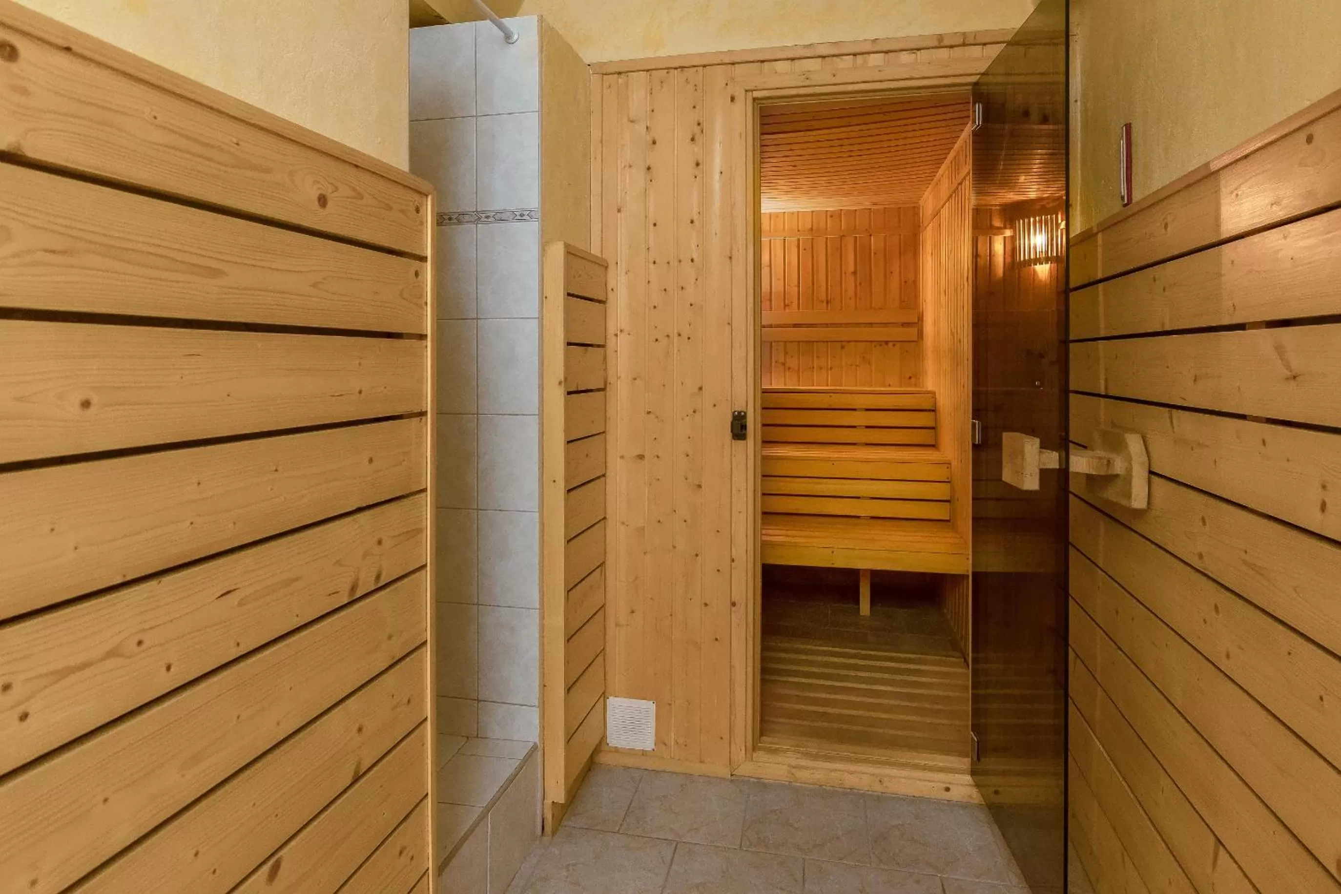 Sauna in Hotel U Leva